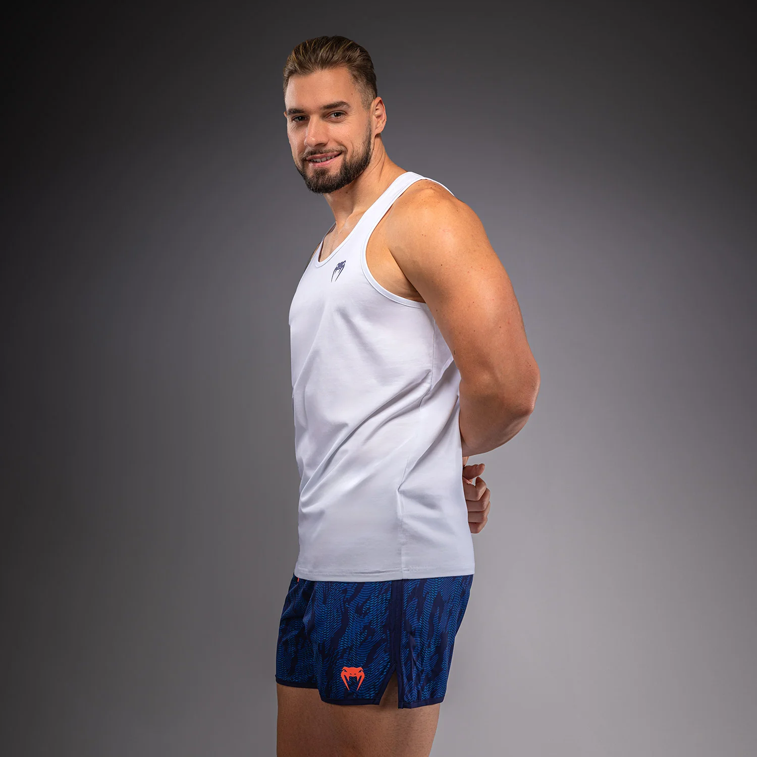 Venum Aqua Camiseta de Tirantes – Blanco/Azul - Image 3