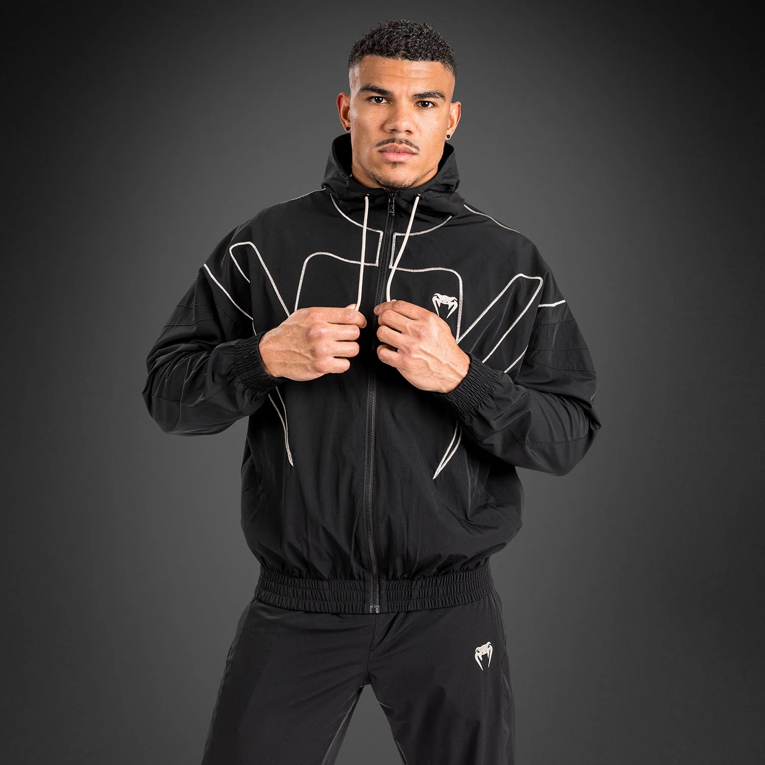 Venum Attack 90 Chaqueta de Chándal - Negro/Blanco