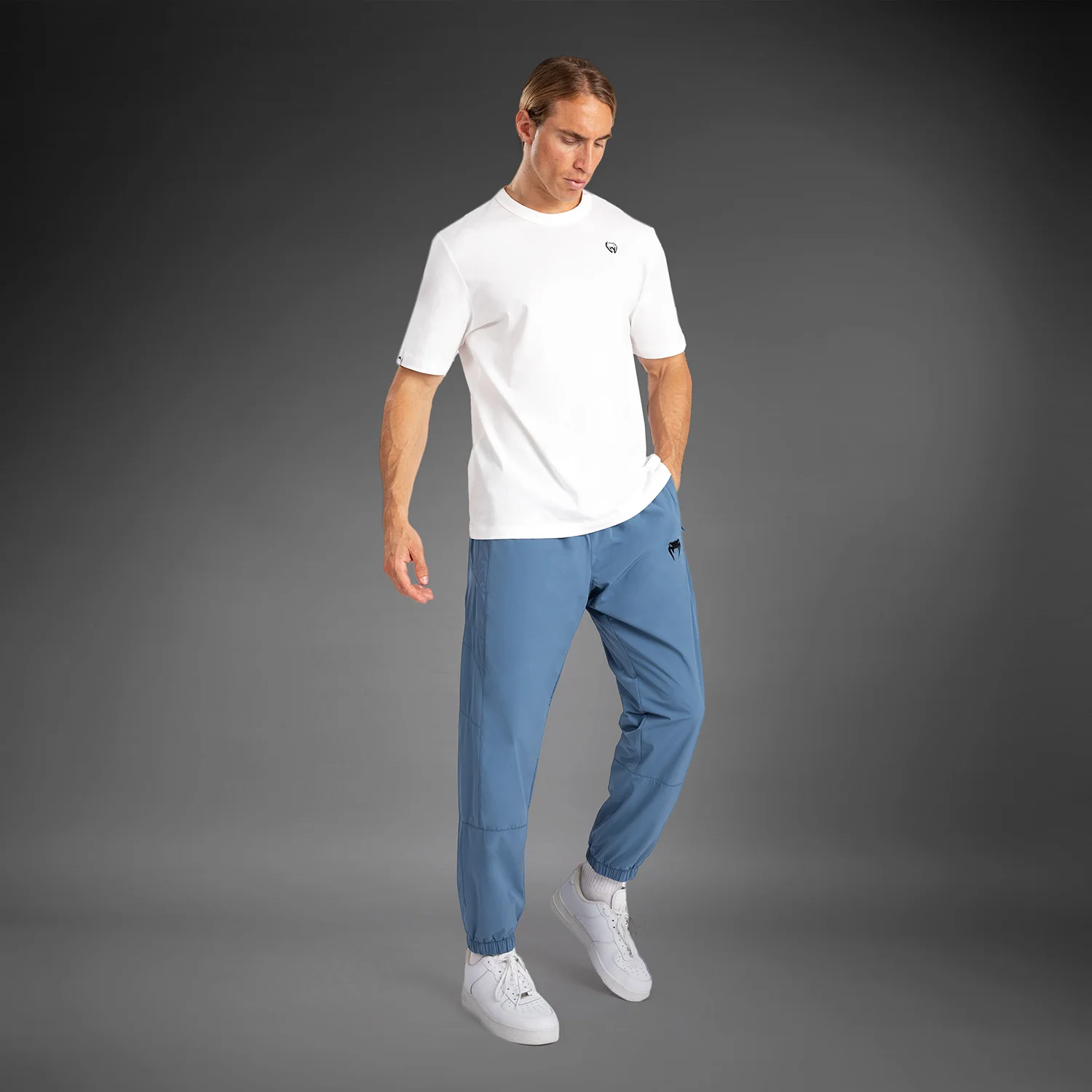 Venum Attack 90 Pantalones de Chándal - Azul/Negro - Image 2