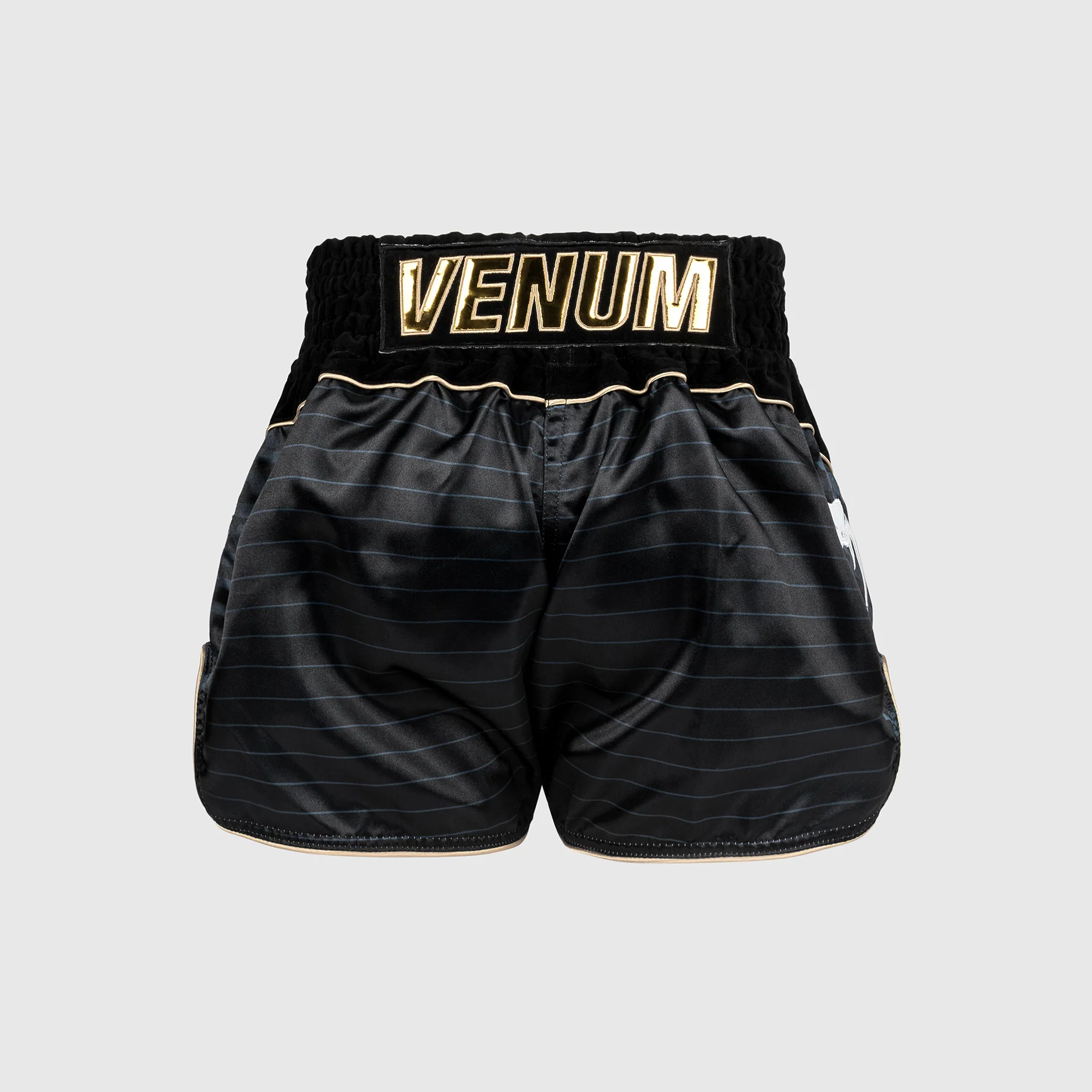 Venum Attack Shorts de Muay Thai - Negro/Gris - Image 3