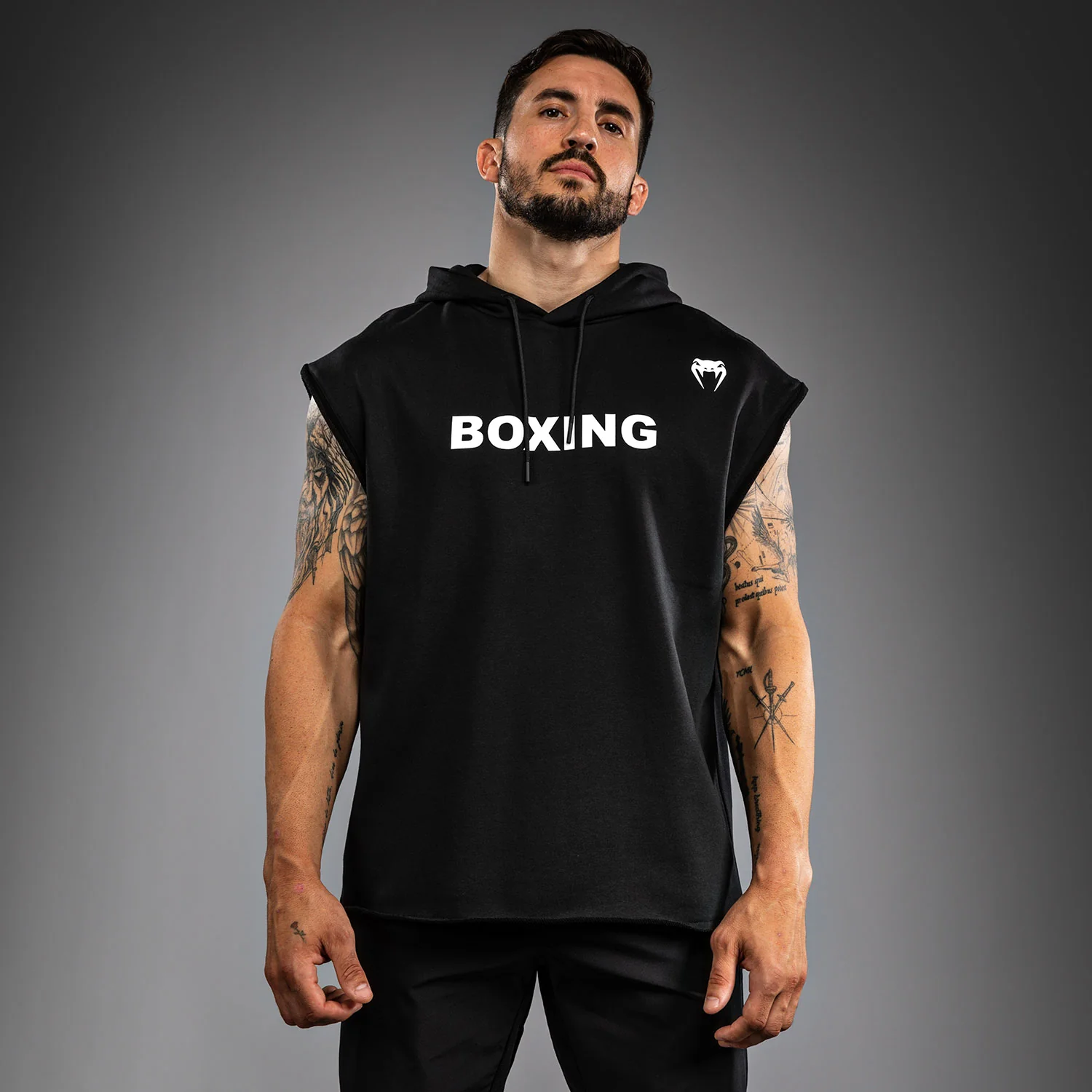Venum Boxing VT Sudadera Sin Mangas - Negro/Blanco