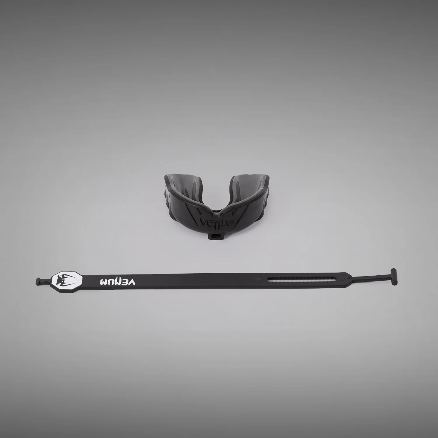 Venum Challenger Protector Bucal con Correa/sin Correa - Negro/Gris - Image 2