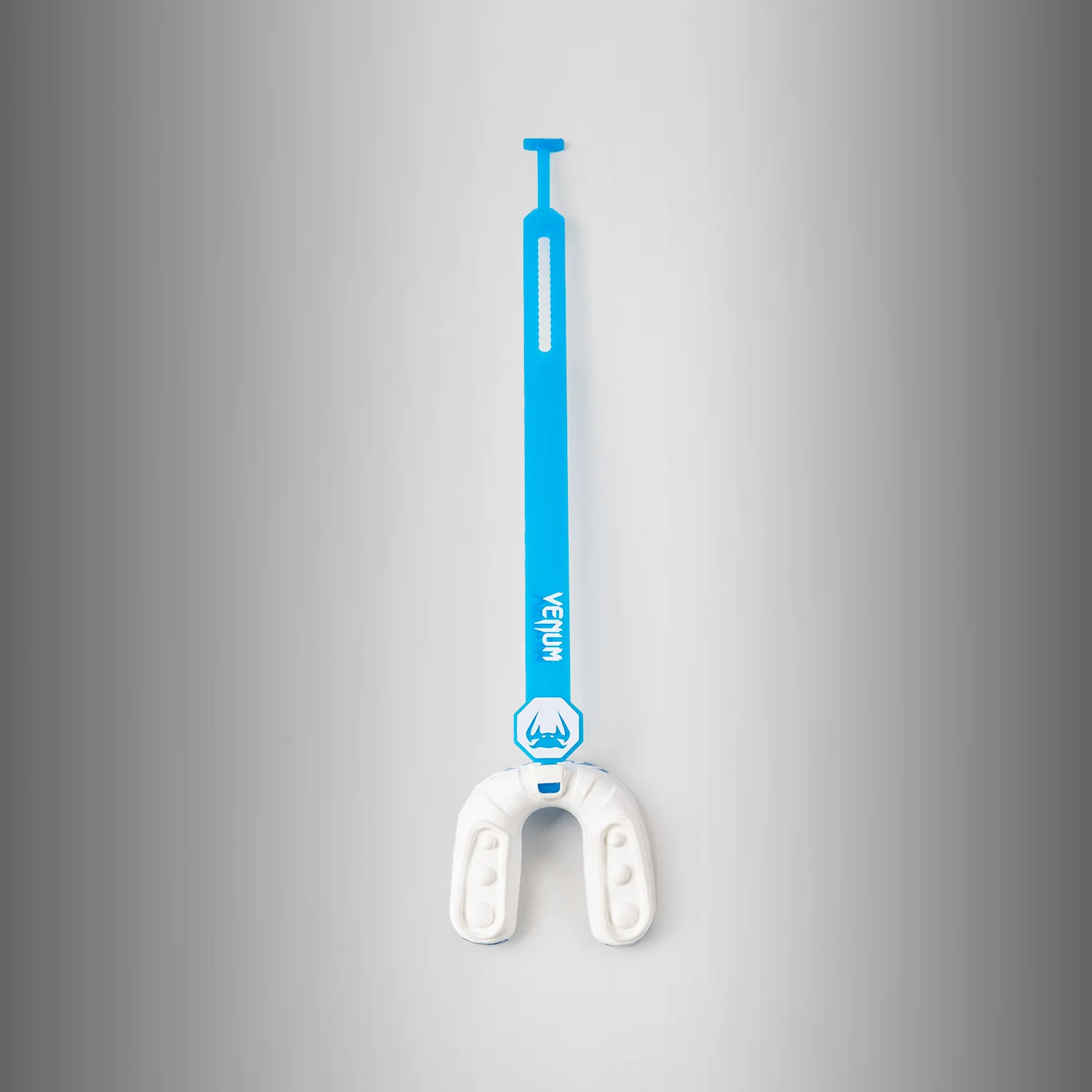 Venum Challenger Protector Bucal Niños con Correa/Sin Correa - Blanco/Azul - Image 5
