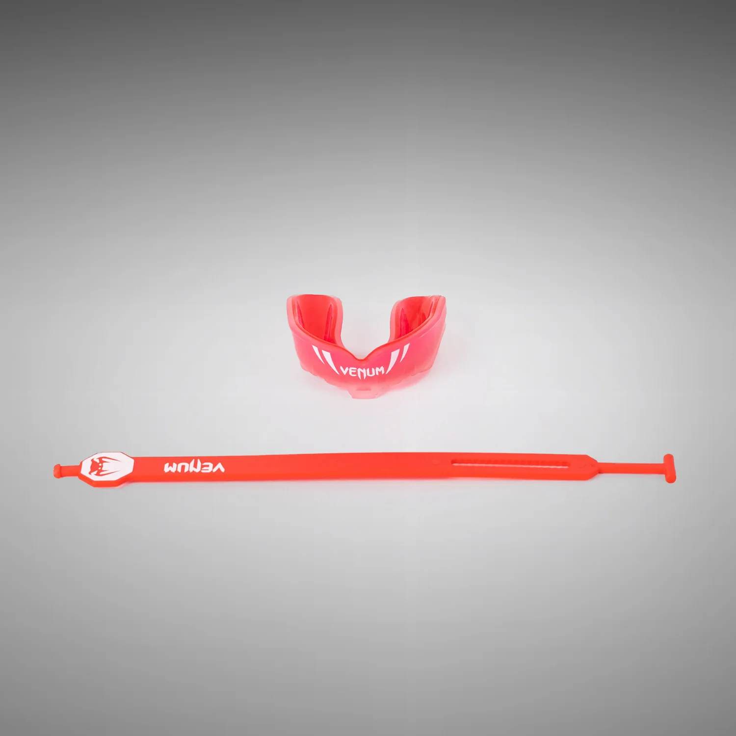 Venum Challenger Protector Bucal Niños con Correa/Sin Correa - Rojo Transparente - Image 2