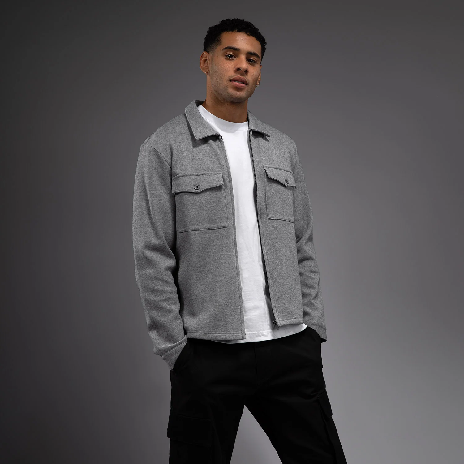 Venum City Core Chaqueta - Nube Gris - Image 2