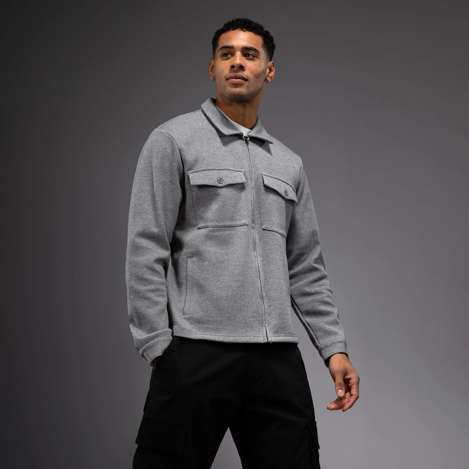 Venum City Core Chaqueta - Nube Gris - Image 6
