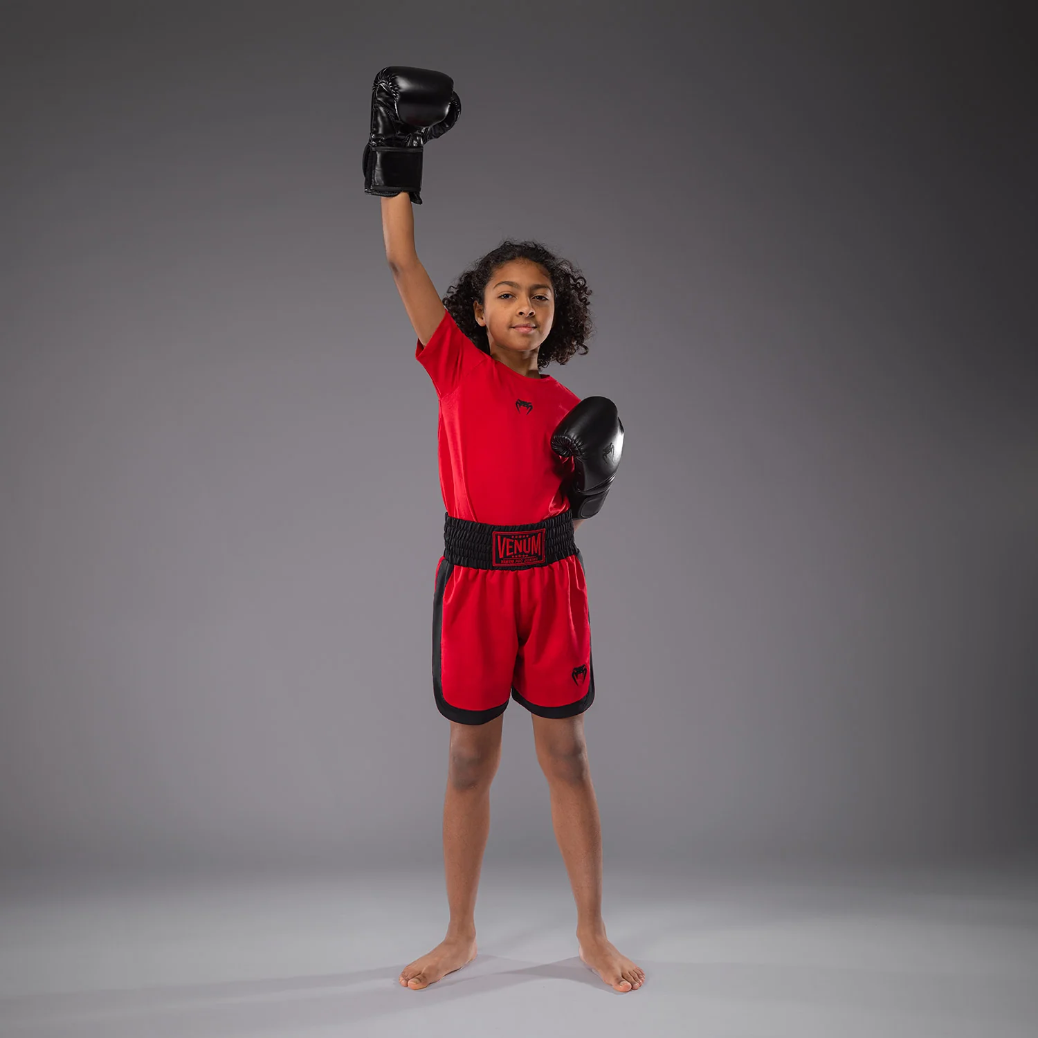 Venum Classic Short de boxeo para niños - Rojo cereza - Image 2