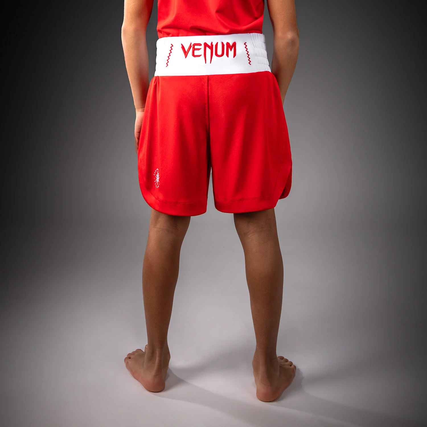 Venum Classic Short de Boxeo Para Niños – Rojo Fuego - Image 3