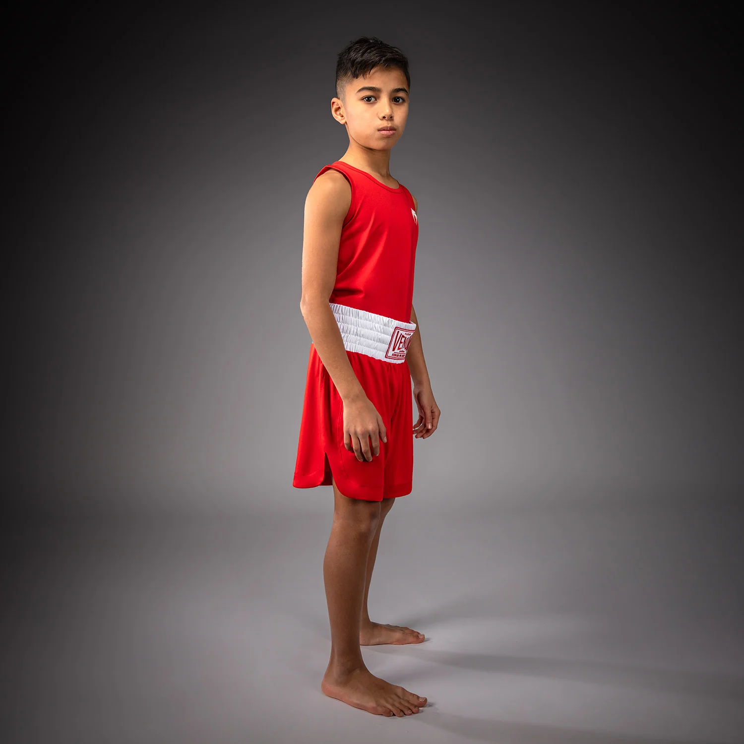 Venum Classic Short de Boxeo Para Niños – Rojo Fuego - Image 5