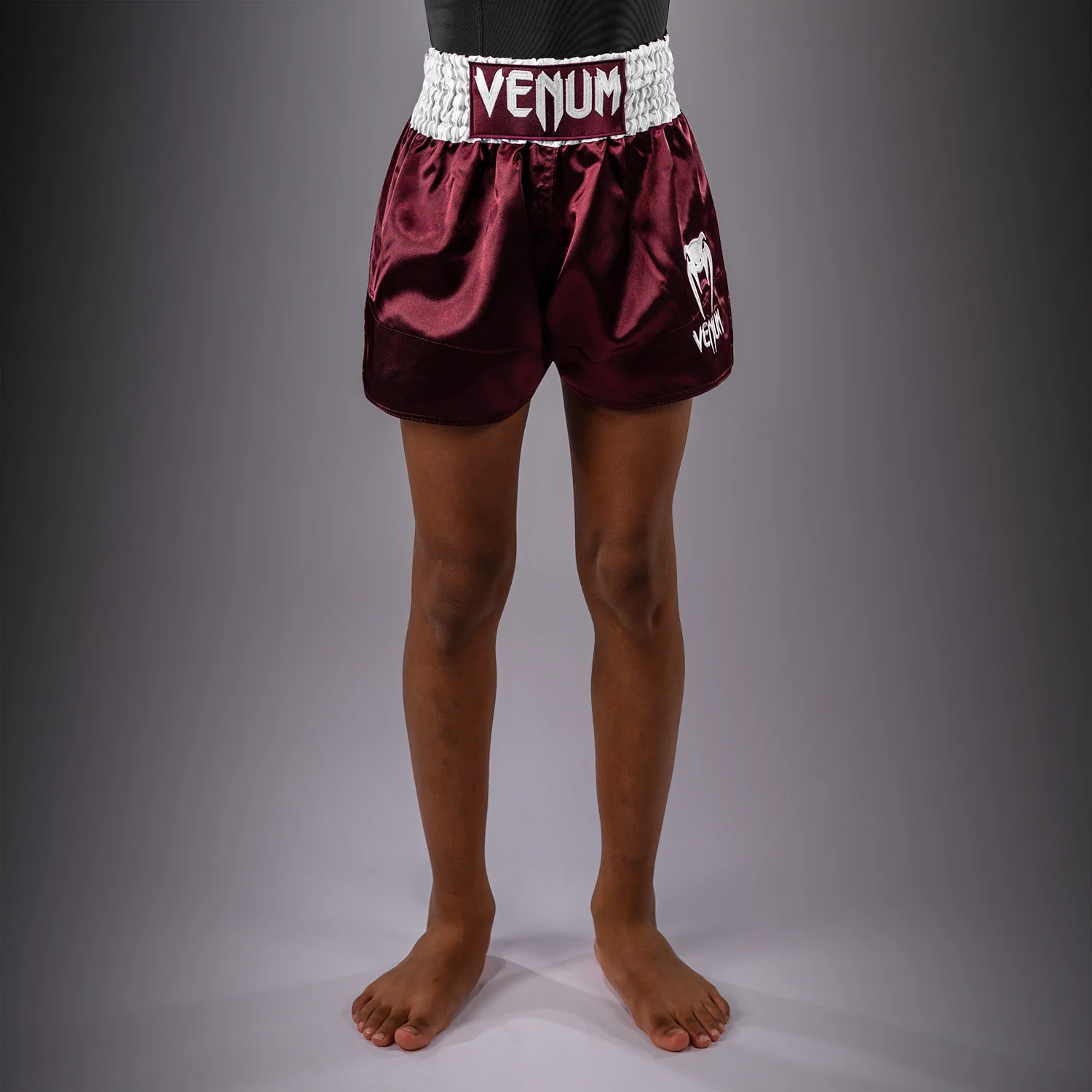 Venum Classic Short de Muay Thai para niños – Burdeos