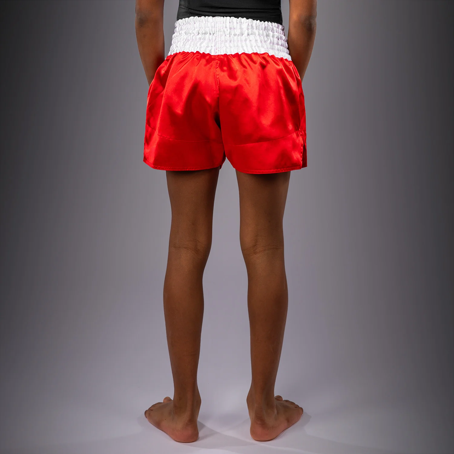 Venum Classic Short de Muay Thai para niños – Rojo Fuego - Image 4