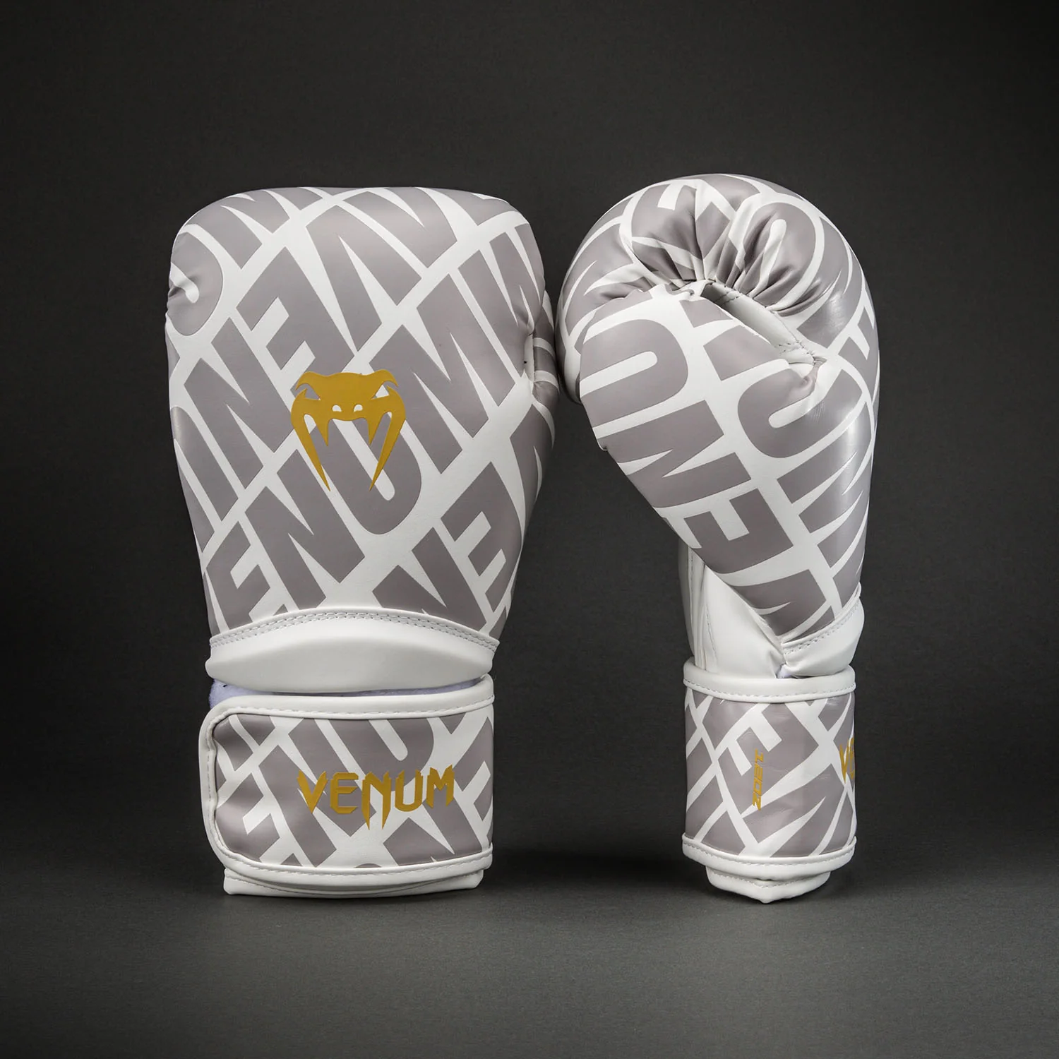 Venum Contender 1.5 XT 3D Guantes de Boxeo – Blanco/Oro