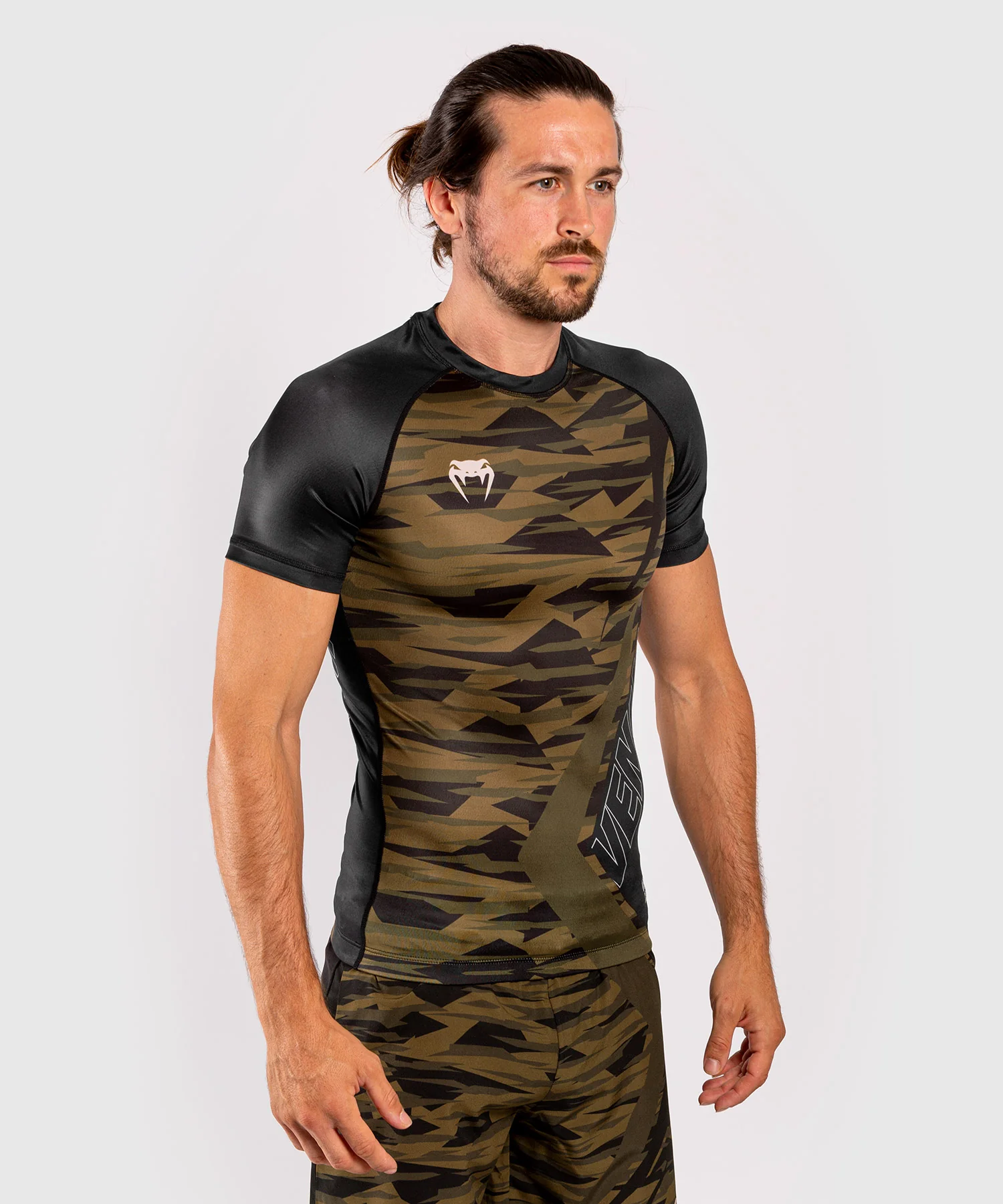 Venum Contender 5.0 Rashguard – Mangas cortas - Camo kaki - Image 3