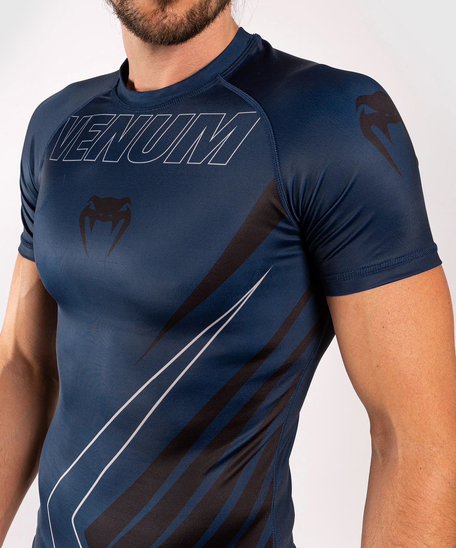 Venum Contender 5.0 Rashguard – Mangas cortas - marino/arena - Image 6