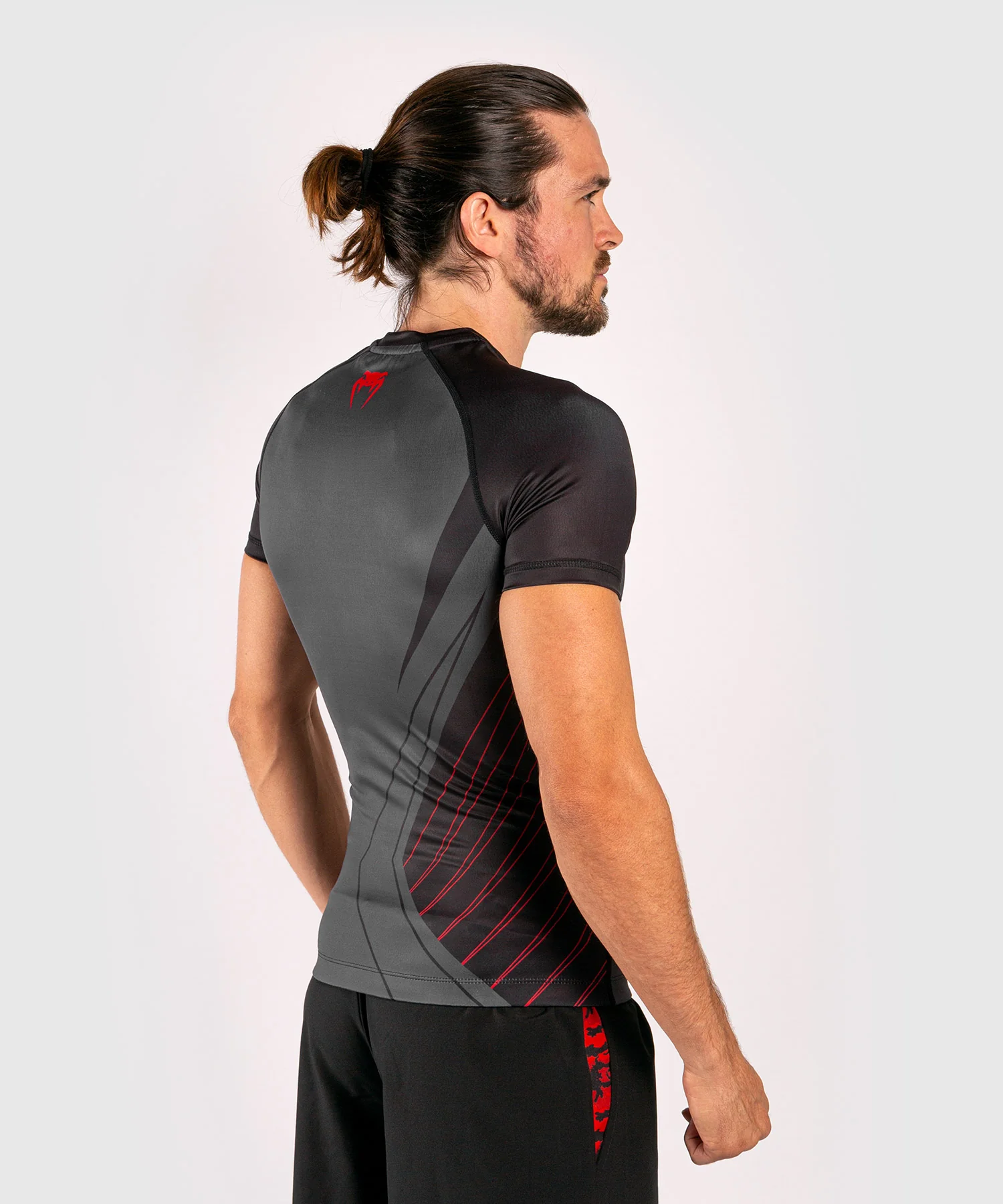 Venum Contender 5.0 Rashguard – Mangas cortas - Negro/Rojo - Image 5