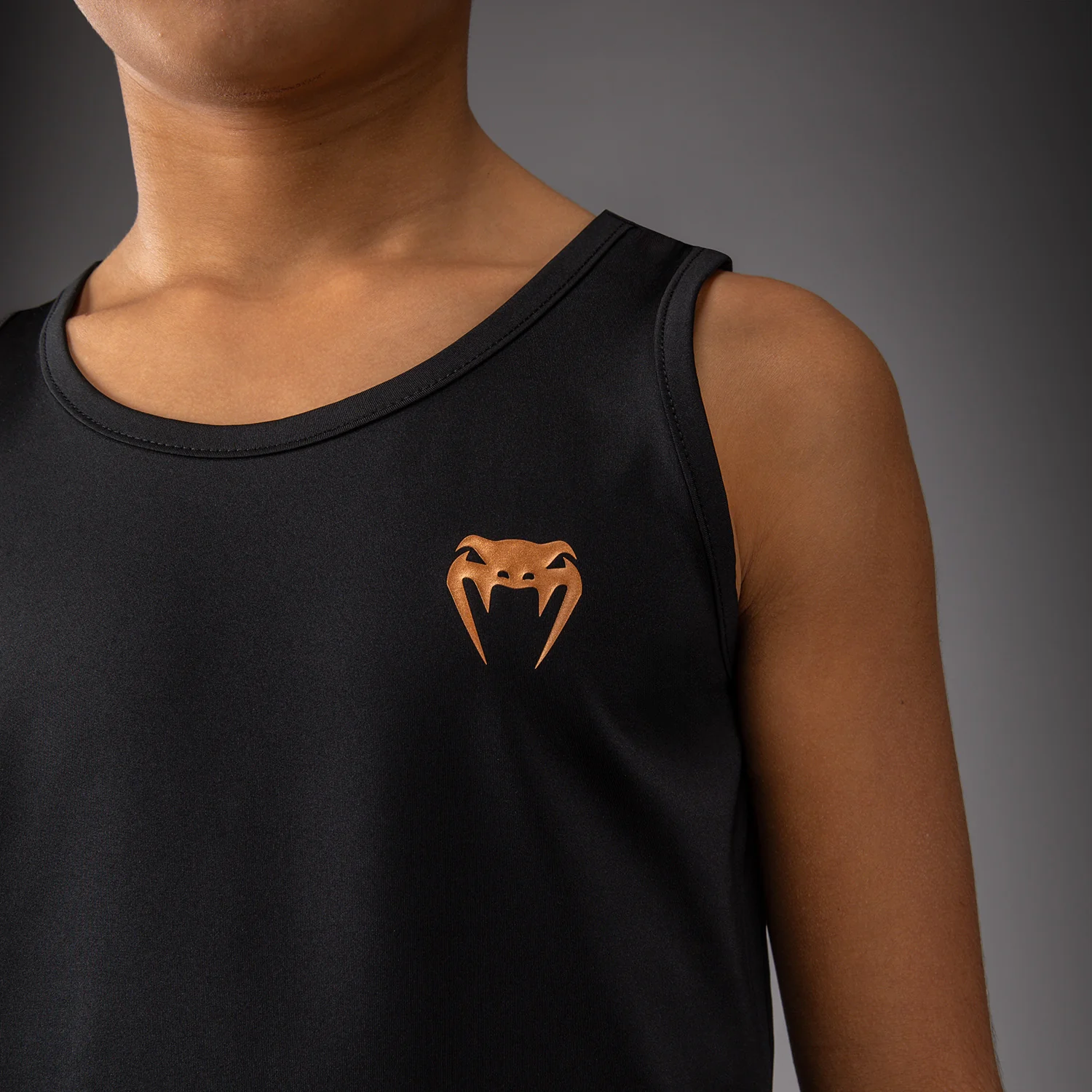 Venum Contender Camiseta de Tirantes Para Niños – Negro/Oro - Image 4