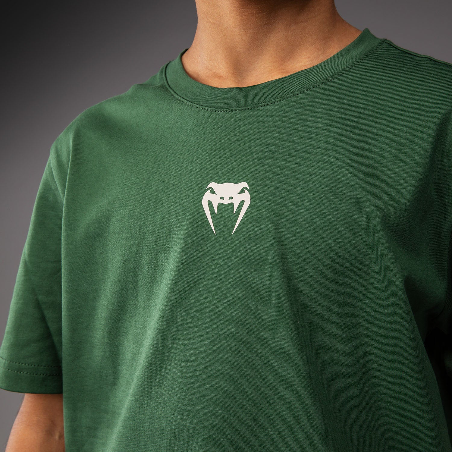 Venum Contender Camiseta para Niños – Verde Bosque/ Blanco Roto - Image 3