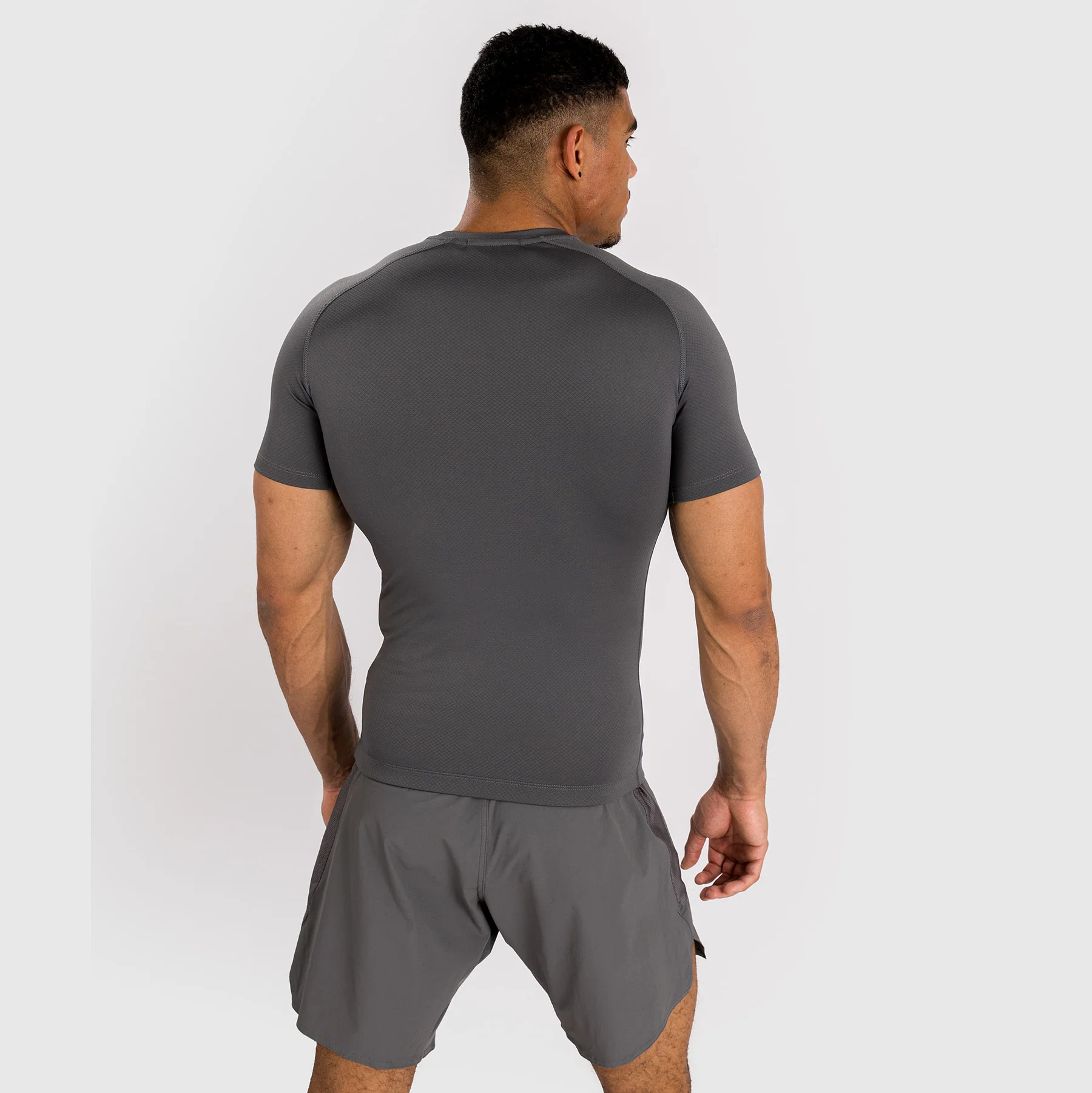 Venum Contender Lycra de manga corta para hombre - Gris - Image 4