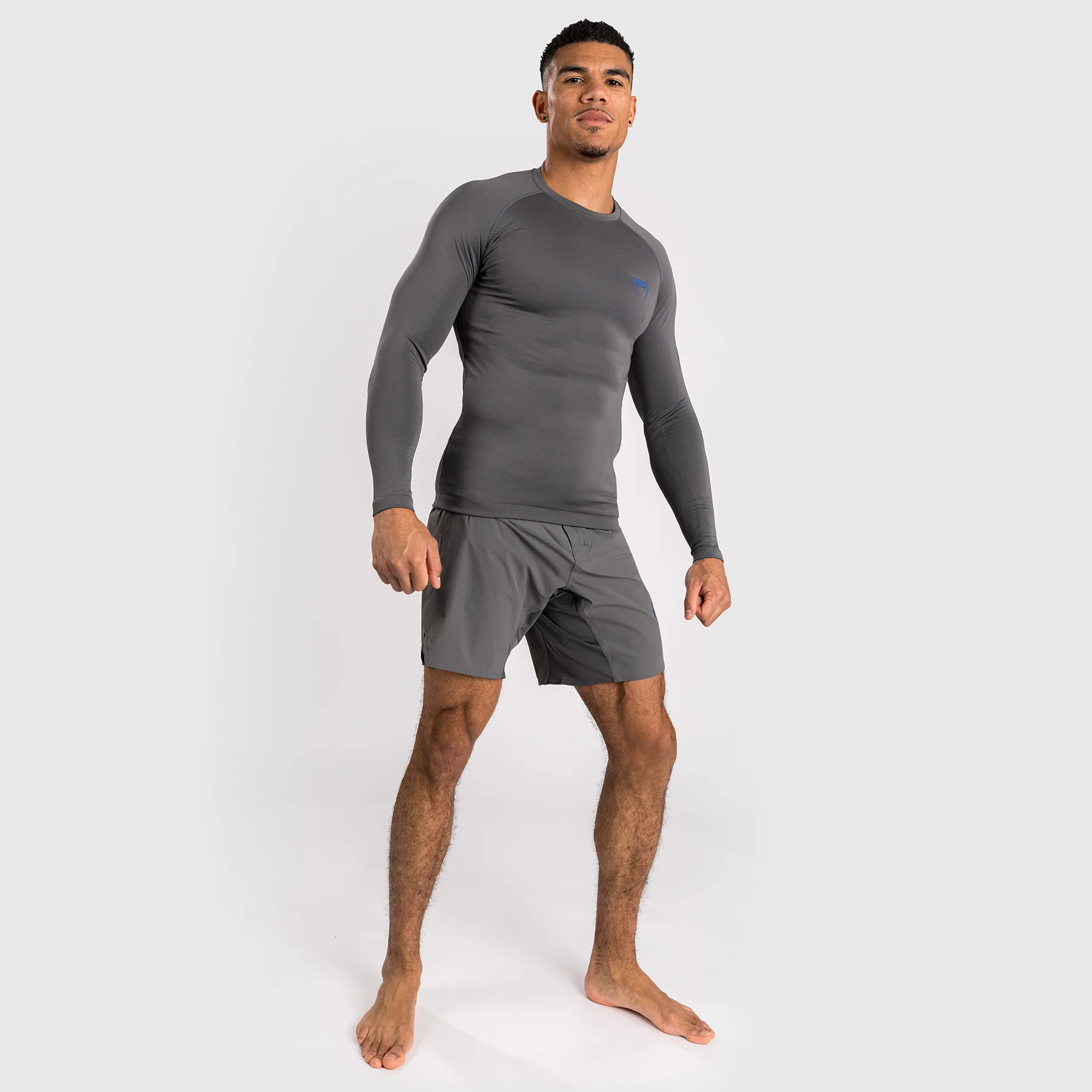 Venum Contender Lycra de manga larga para hombre - Gris - Image 3