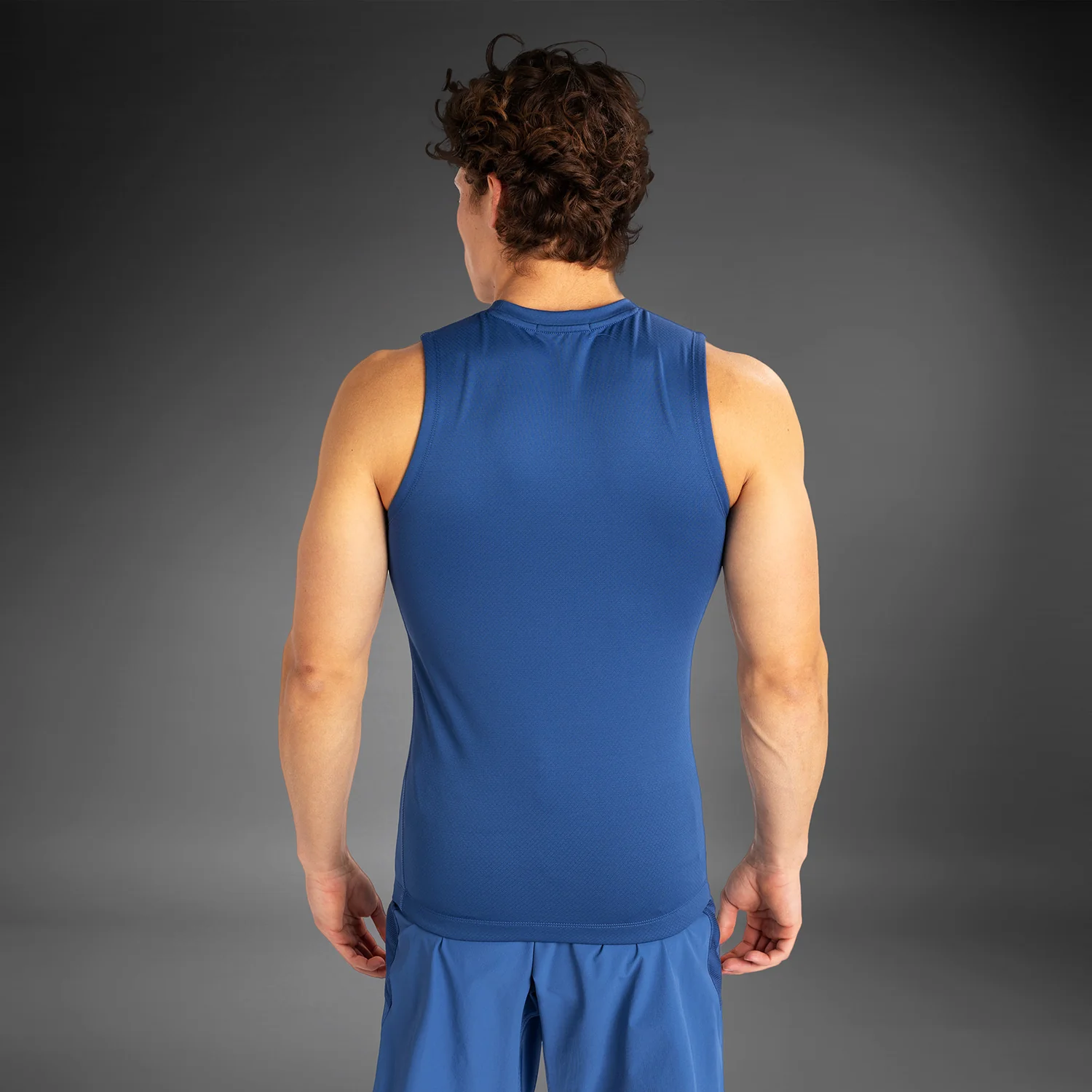 Venum Contender Lycra sin mangas para hombre - Azul - Image 5