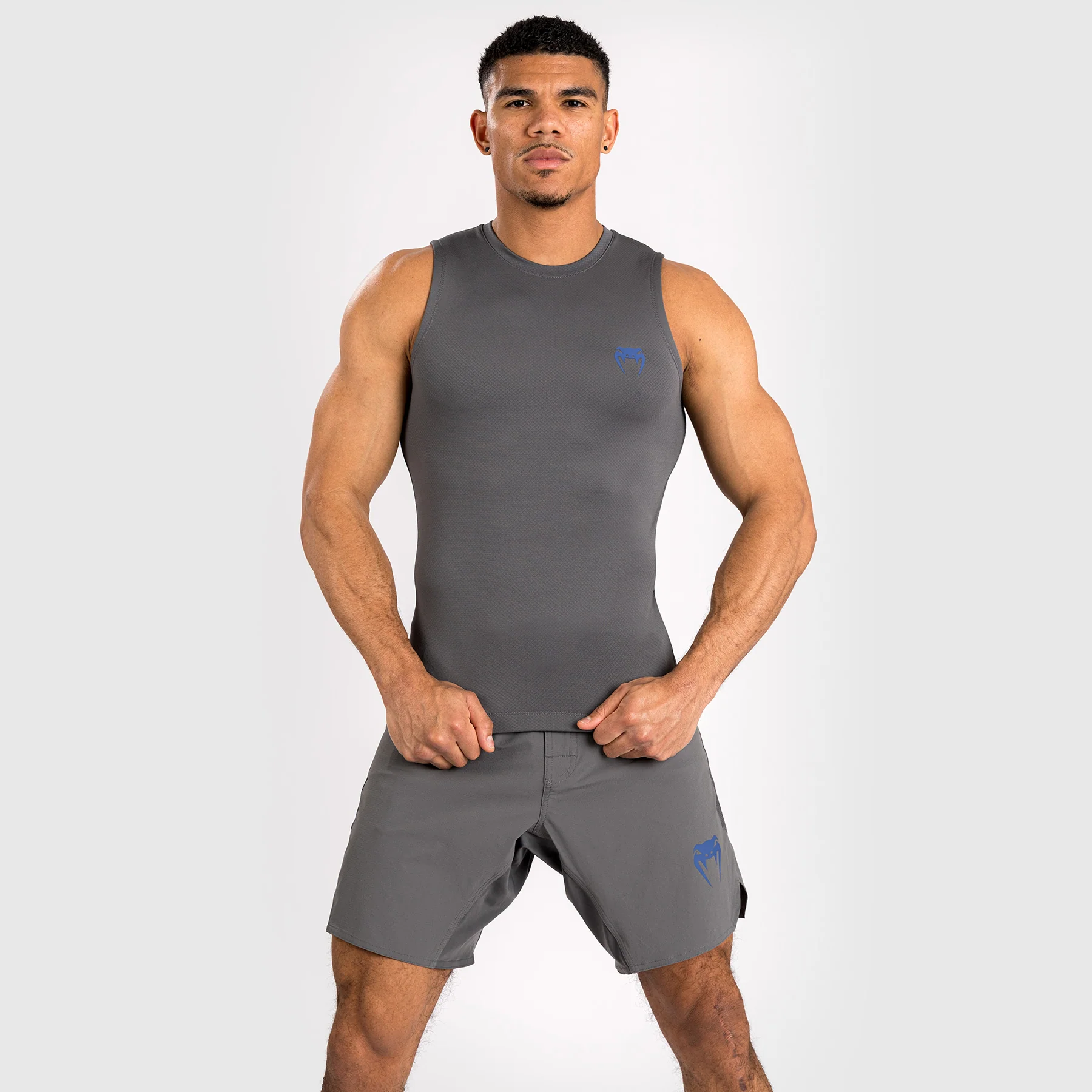 Venum Contender Lycra sin mangas para hombre -Gris
