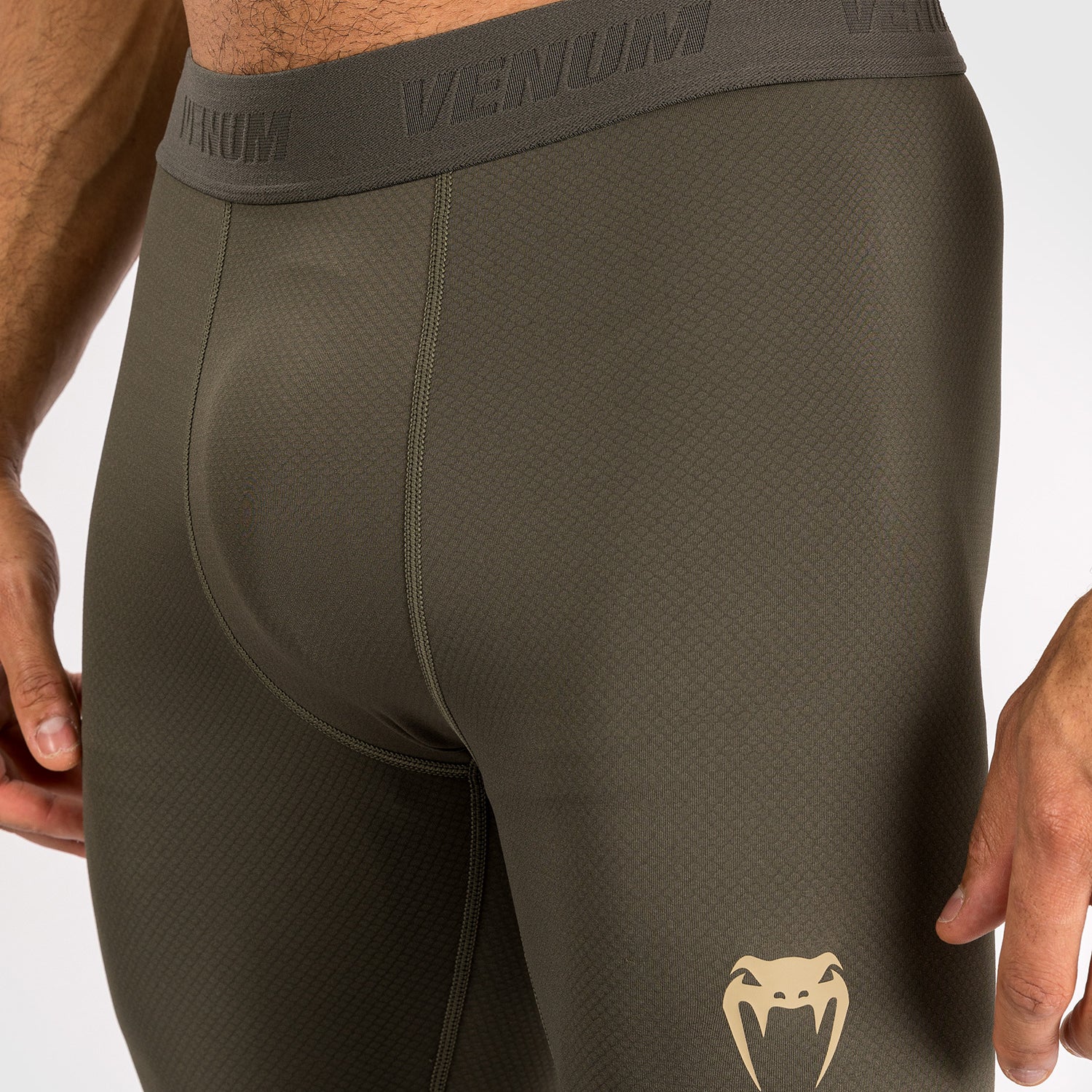 Venum Contender Pantalones de compresión para hombre - Caqui - Image 6