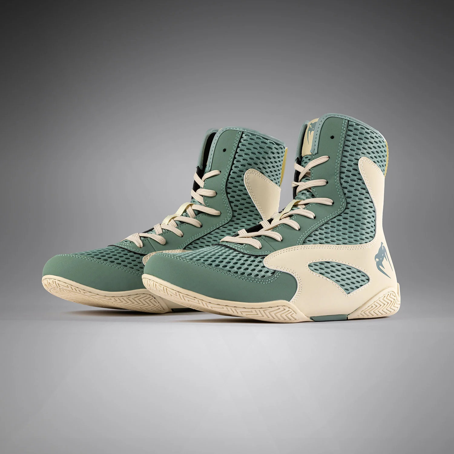 Venum Contender Zapatillas de Boxeo - Verde Aqua/Marfil