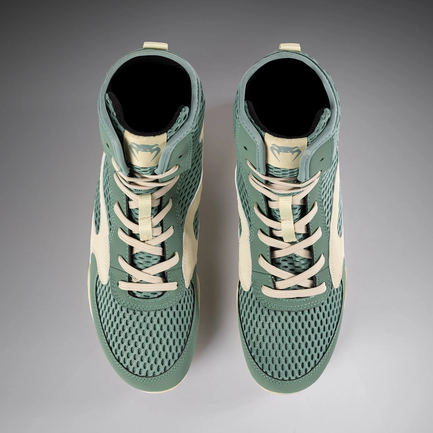 Venum Contender Zapatillas de Boxeo - Verde Aqua/Marfil - Image 6