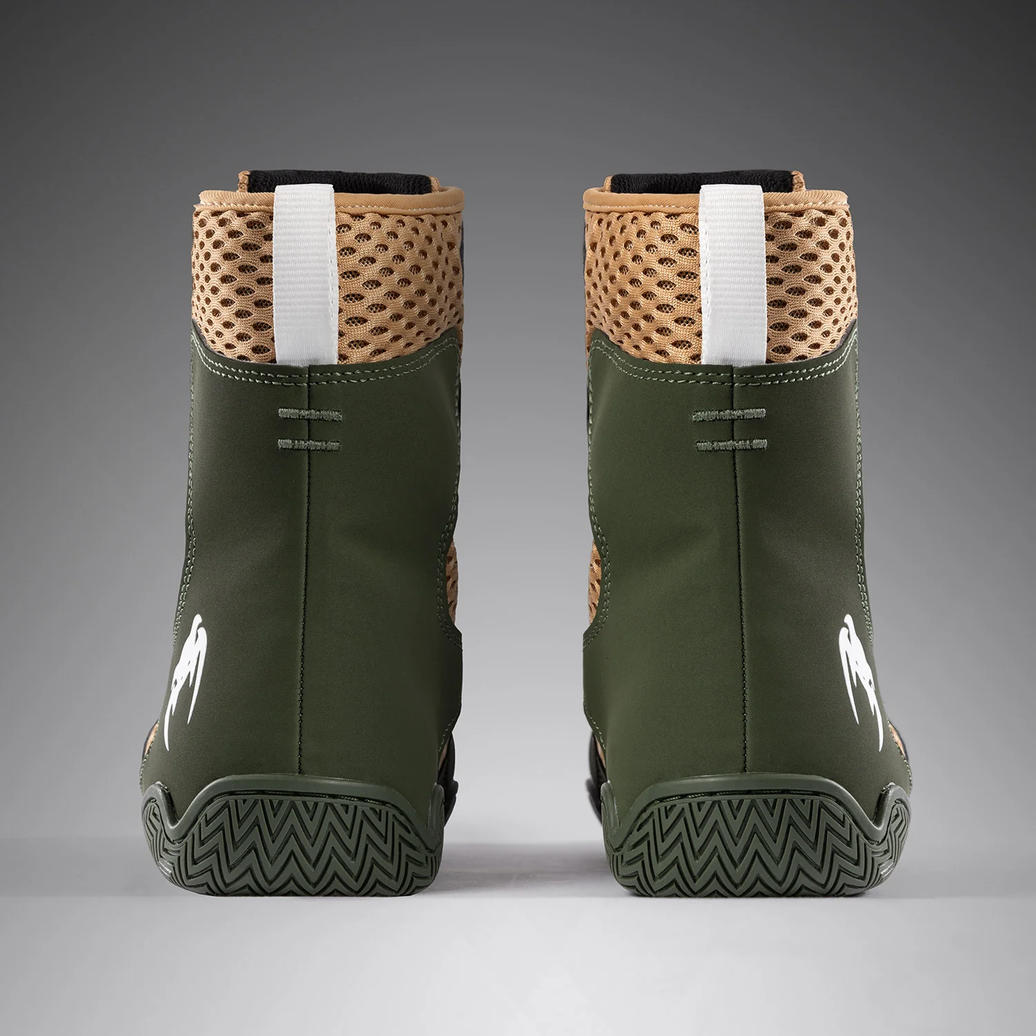 Venum Contender Zapatillas de Boxeo - Verde Militar/Arena - Image 4