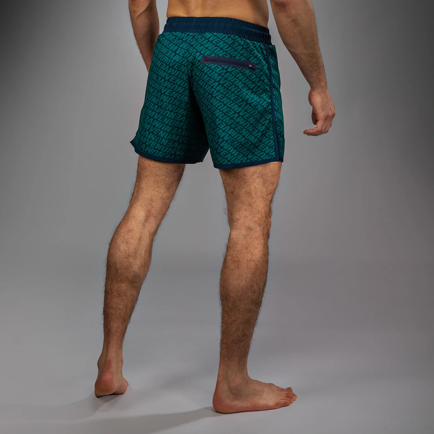 Venum Echo Board Shorts - Azul Profundo/Verde Esmeralda - Image 4