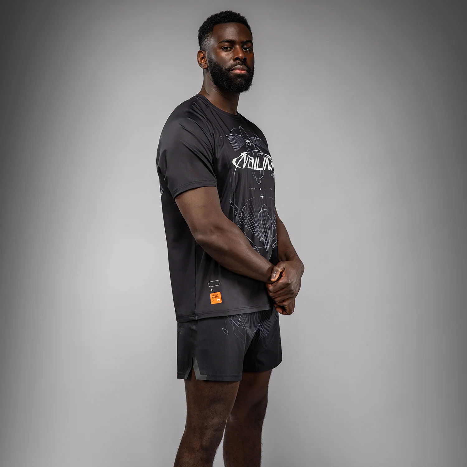 Venum Eclipse Camiseta Dry-Tech – Negro/Plata - Image 2