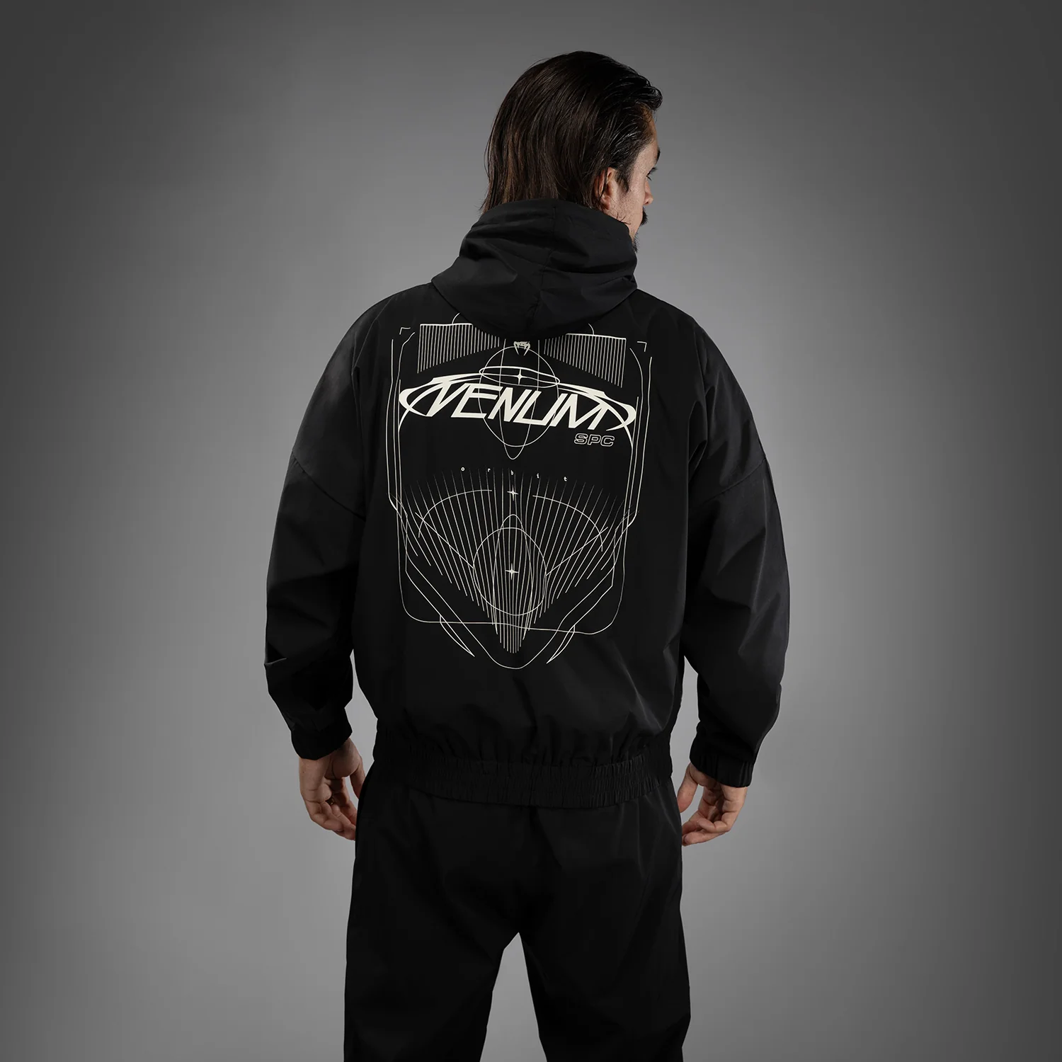 Venum Eclipse Chaqueta Track – Negro/Marfil