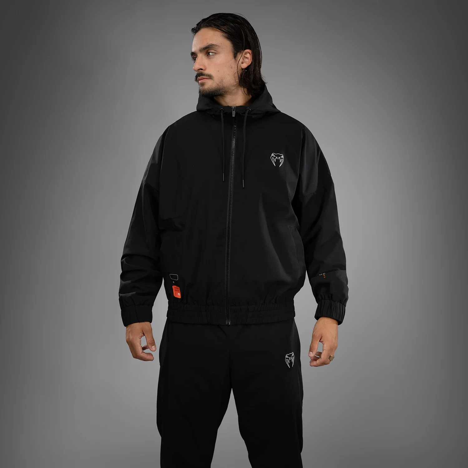 Venum Eclipse Chaqueta Track – Negro/Marfil - Image 2