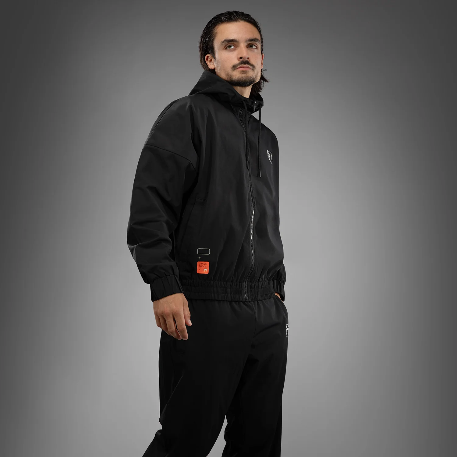 Venum Eclipse Chaqueta Track – Negro/Marfil - Image 4