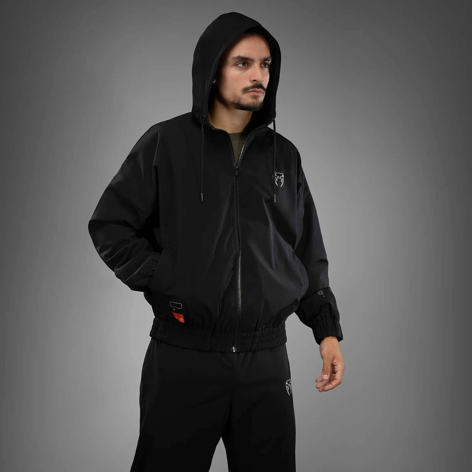 Venum Eclipse Chaqueta Track – Negro/Marfil - Image 5