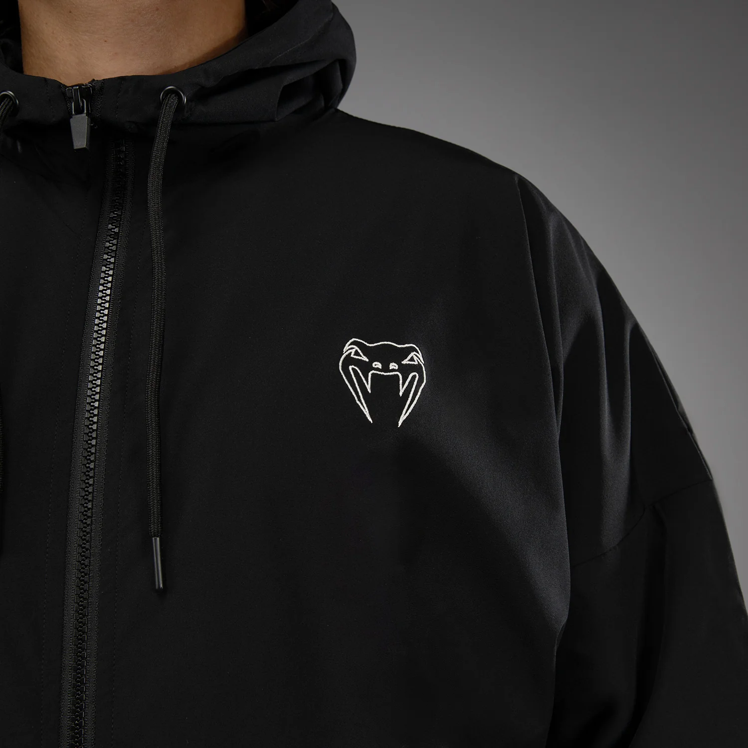 Venum Eclipse Chaqueta Track – Negro/Marfil - Image 6