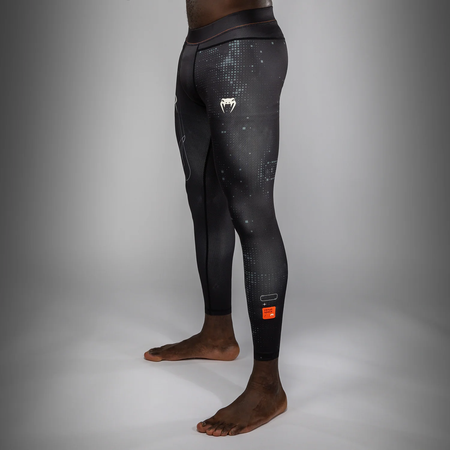 Venum Eclipse Mallas – Negro/Marfil - Image 3