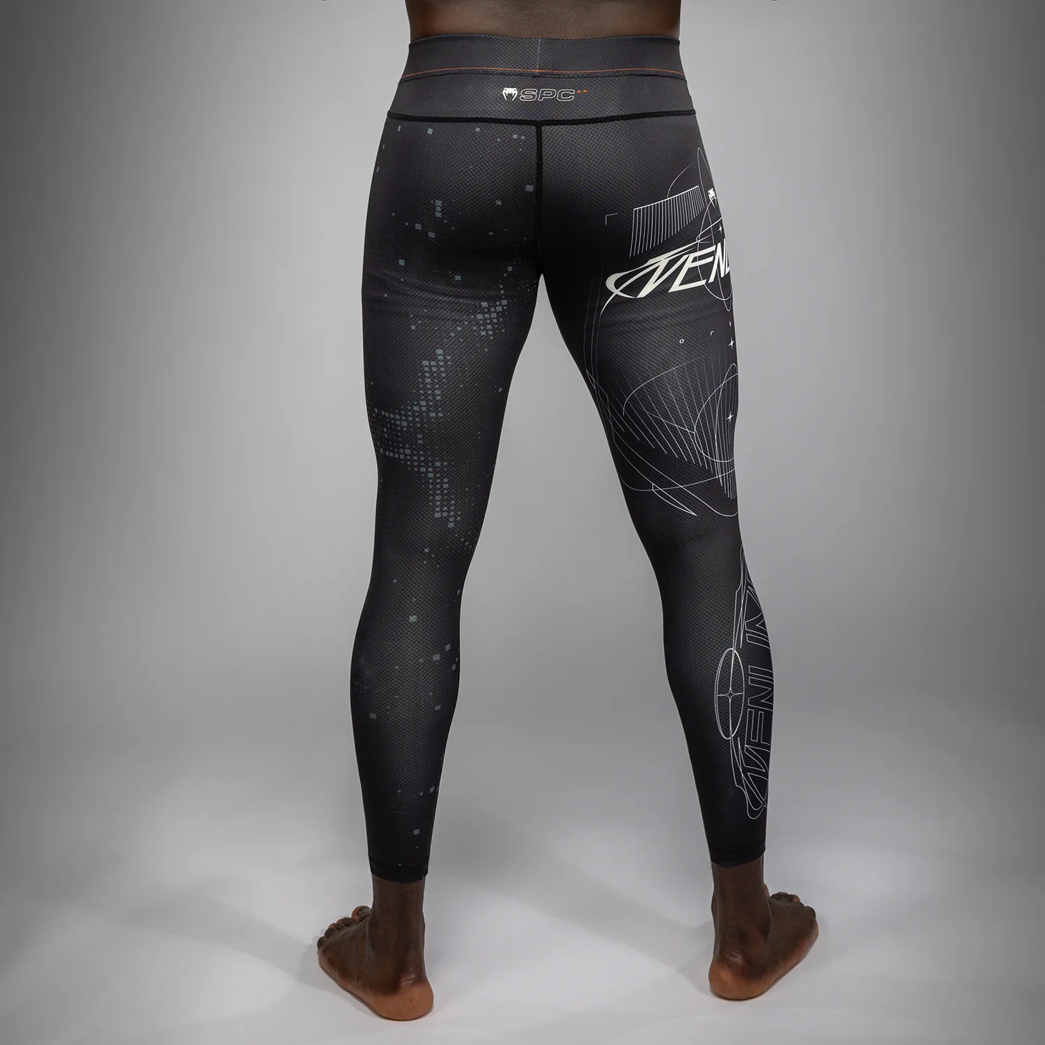 Venum Eclipse Mallas – Negro/Marfil - Image 4