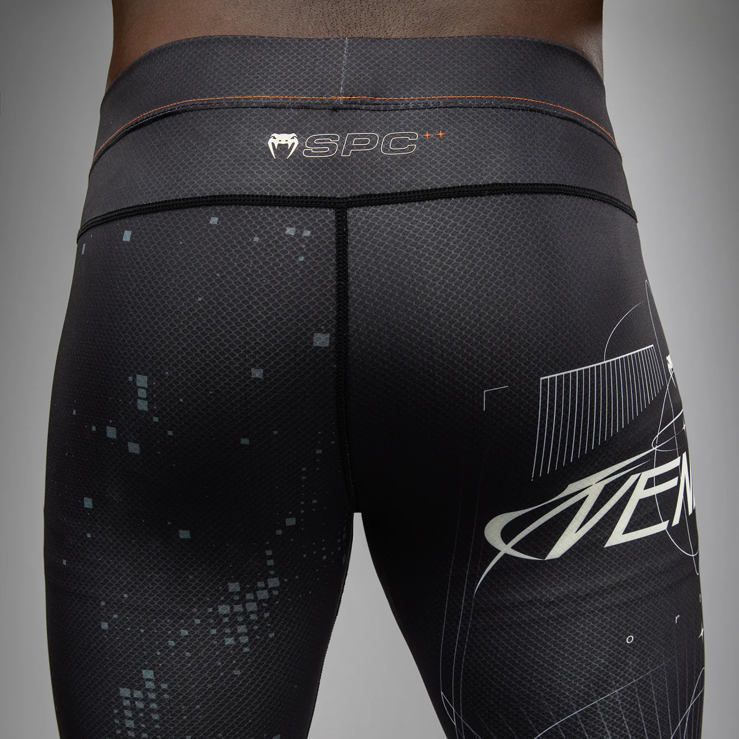 Venum Eclipse Mallas – Negro/Marfil - Image 7