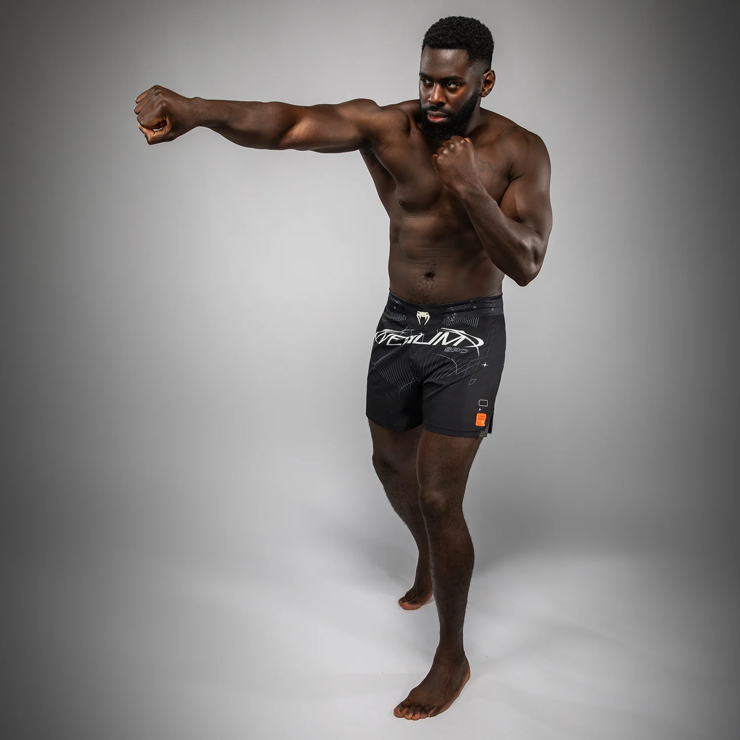 Venum Eclipse Pantalones Cortos de Lucha – Negro/Marfil - Image 10