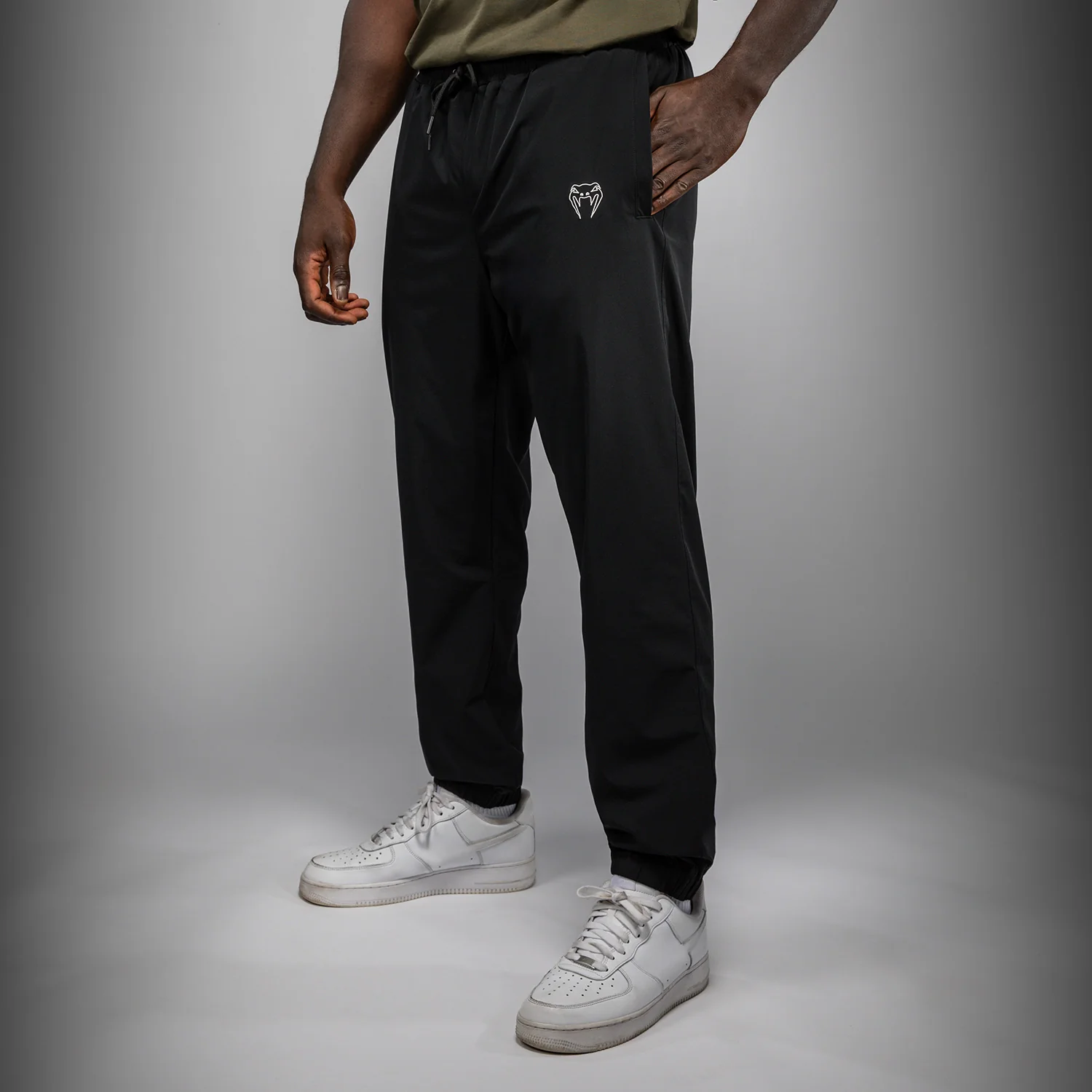 Venum Eclipse Pantalones Jogger – Negro/Marfil - Image 2