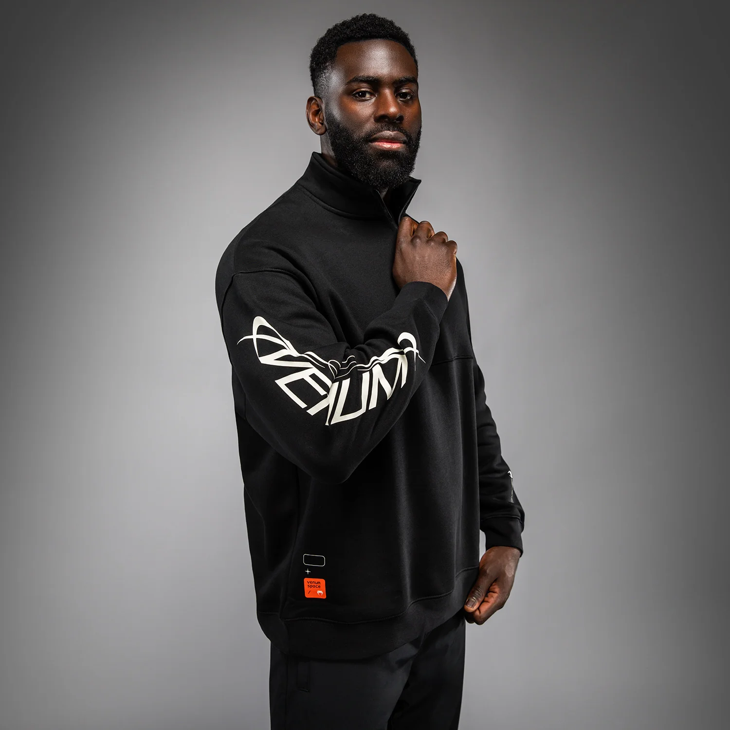 Venum Eclipse Sudadera Half-Zip – Negro/Marfil