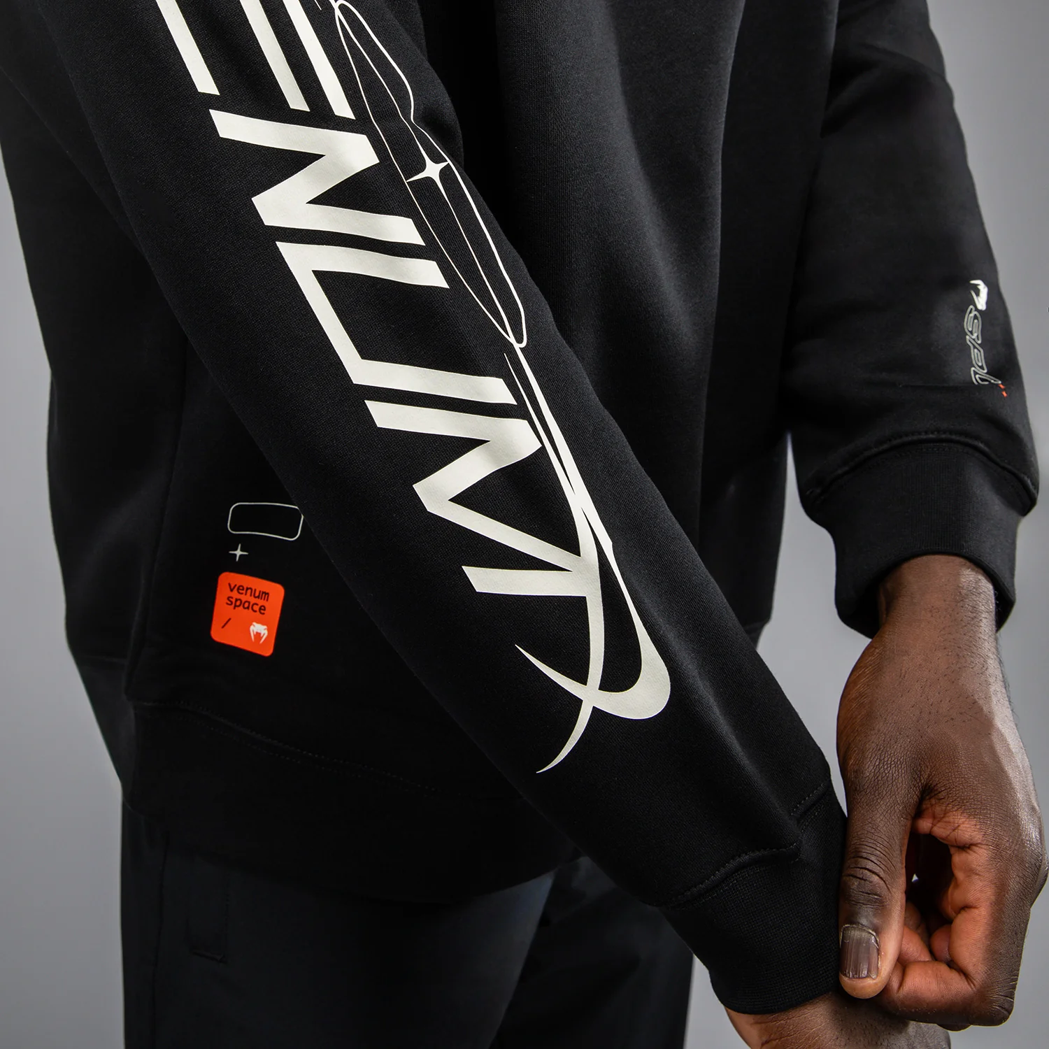 Venum Eclipse Sudadera Half-Zip – Negro/Marfil - Image 8
