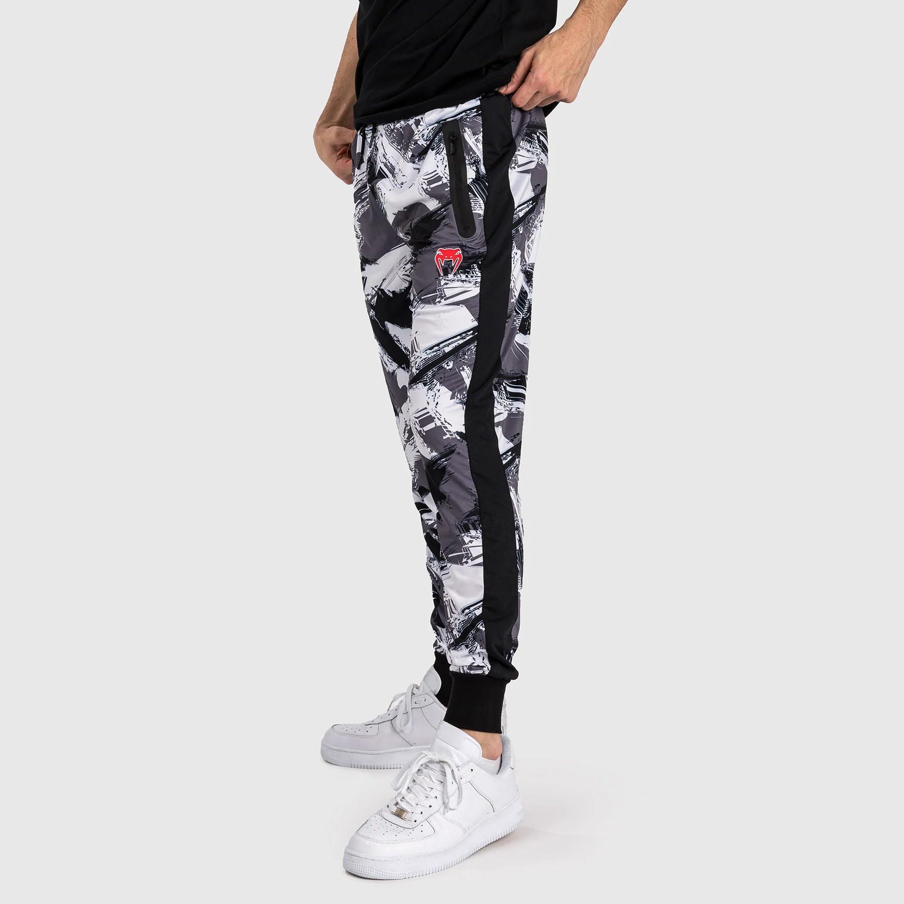Venum Electron 3.0 Pantalones de Jogging - Rojo/Gris - Image 4