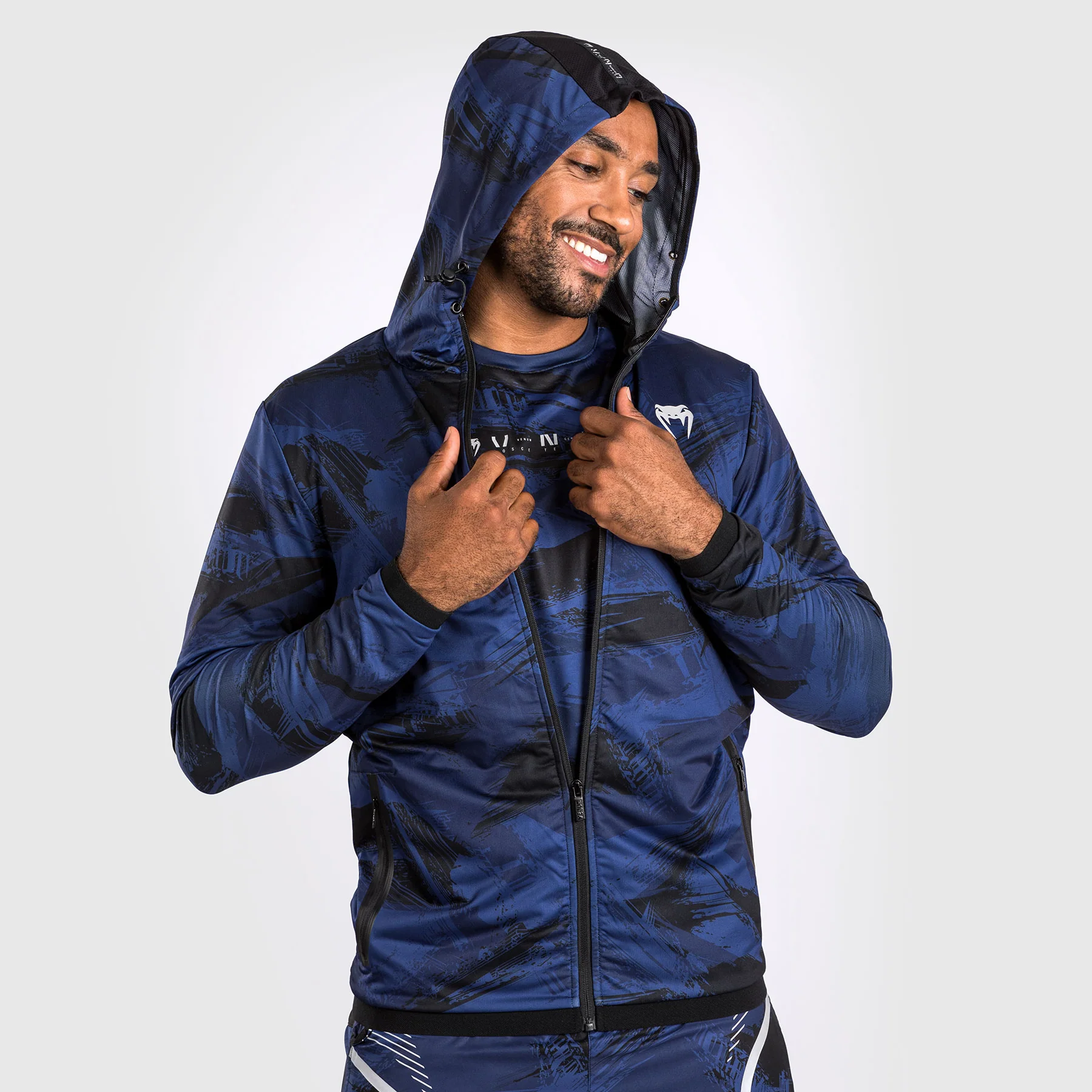 Venum Electron 3.0 Sudadera con capucha - Azul marino - Image 2