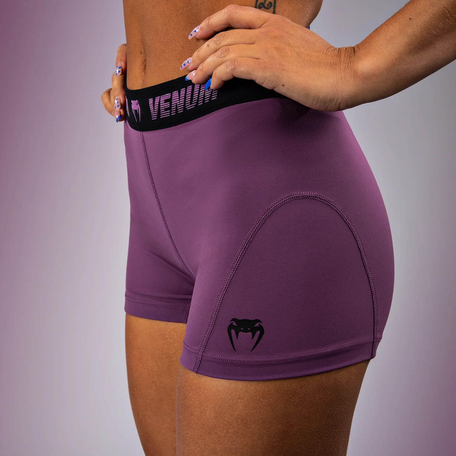 Venum Elevate Pantalones cortos Vale Tudo para mujer - Dusky Orchid - Image 5