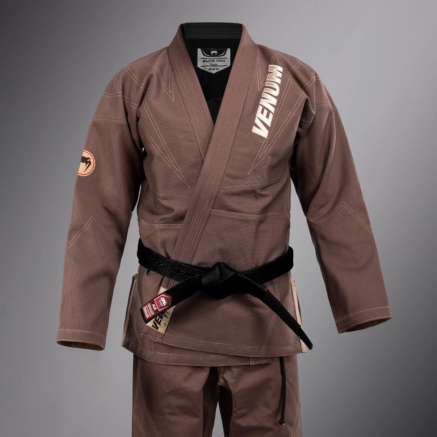 Venum Elite 5.0 - 450 - Gi de Jiu Jitsu Brasileño - Marrón Chocolate - Image 4