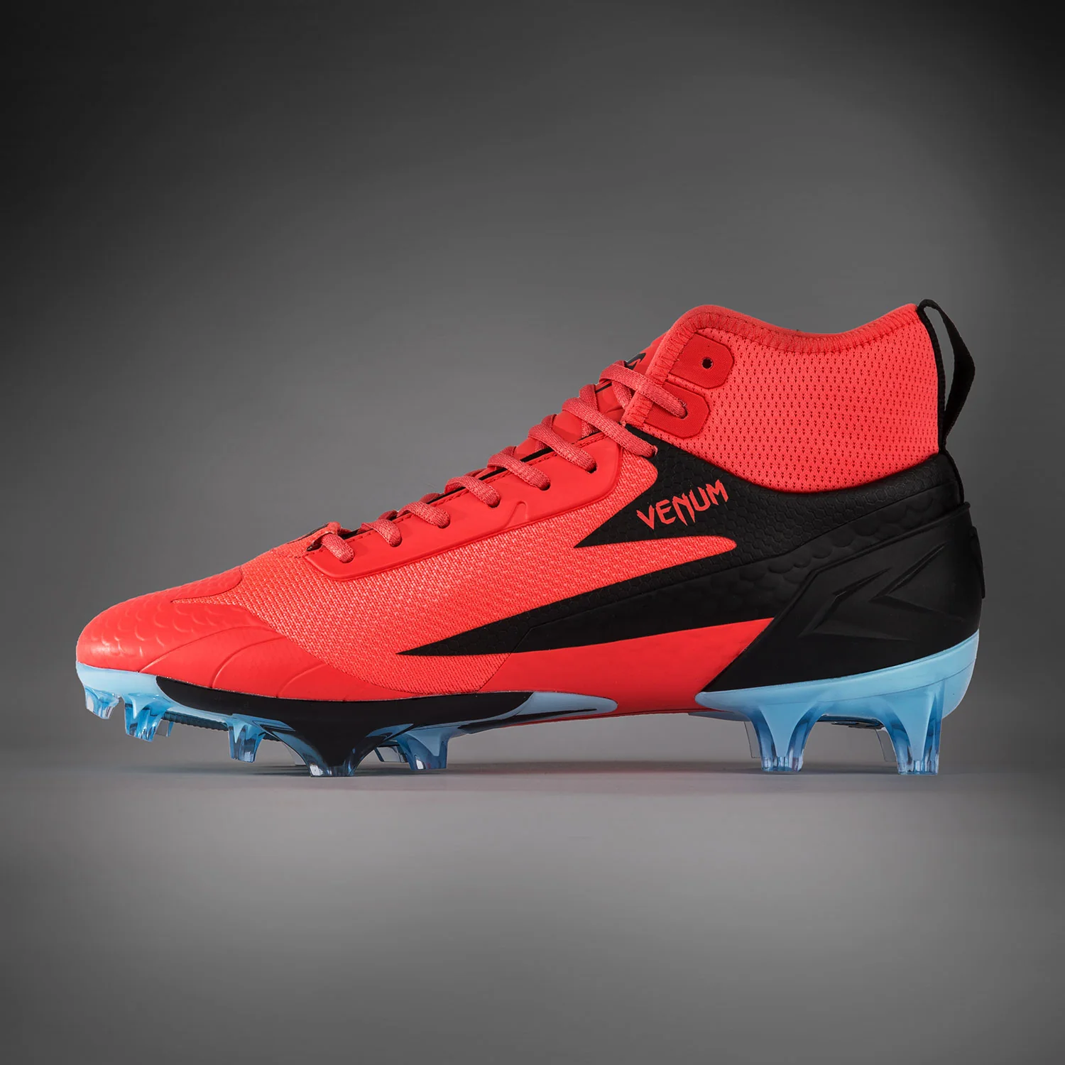 Venum Elite Tacos de fútbol americano - Mango/Negro