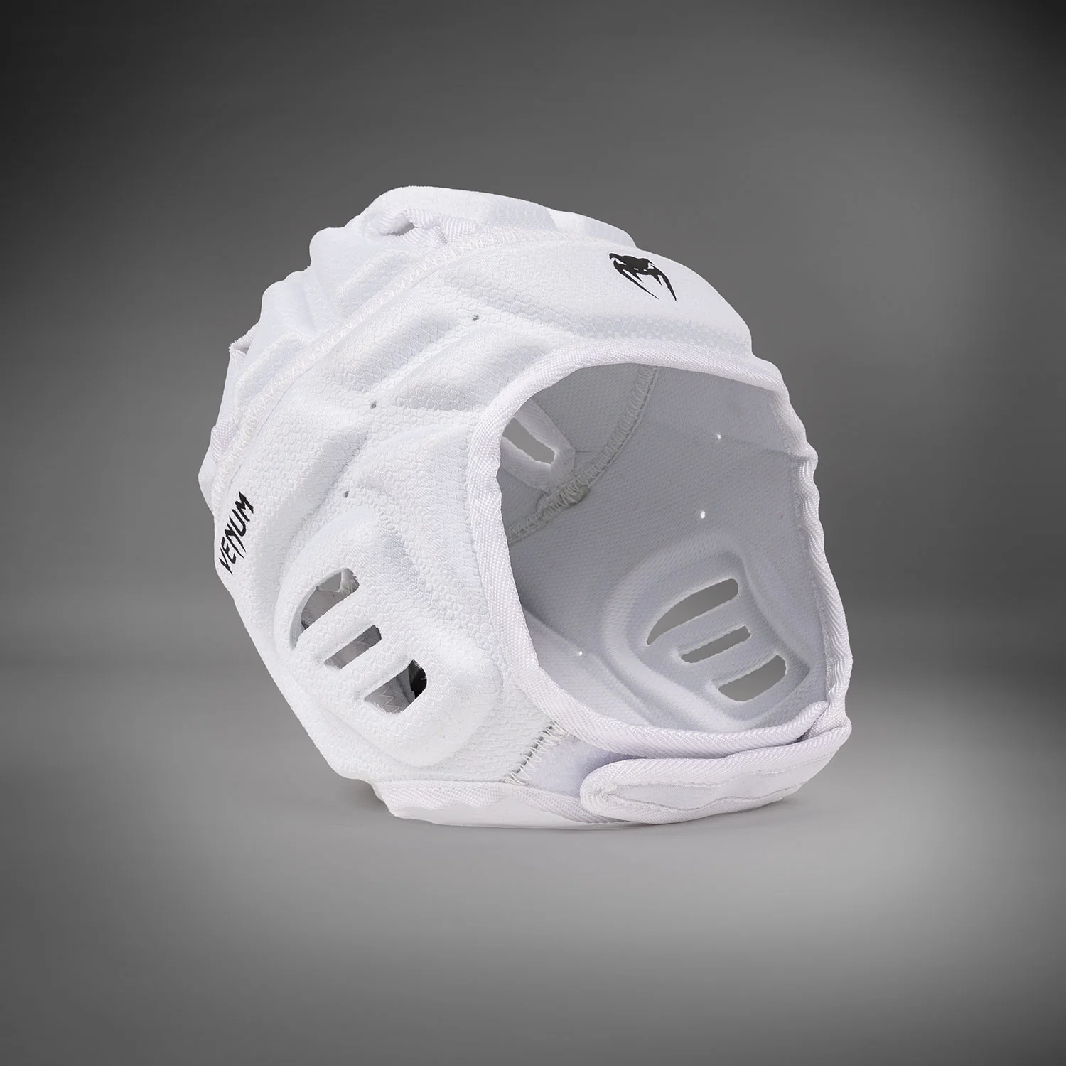 Venum Elite Casco Softshell Protect – Blanco/Negro