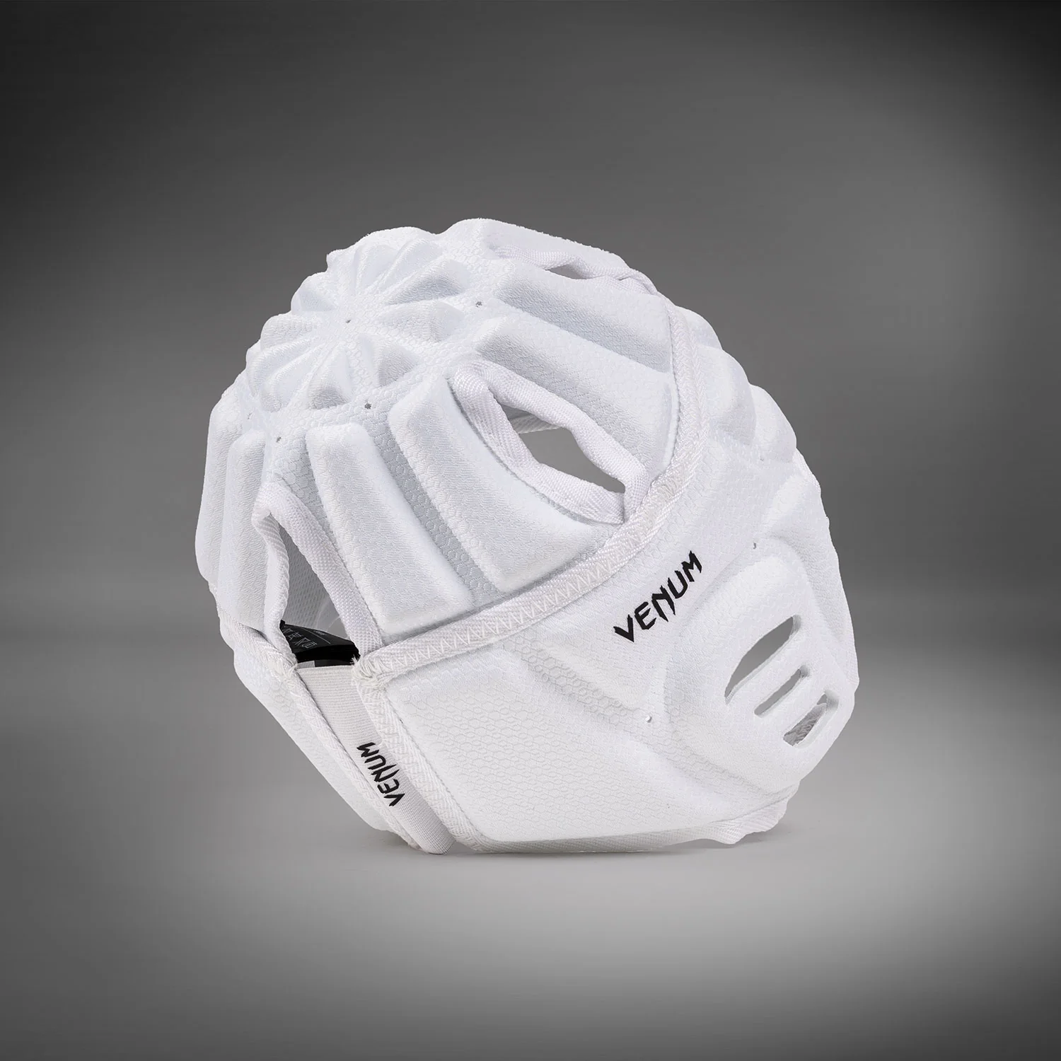 Venum Elite Casco Softshell Protect – Blanco/Negro - Image 3